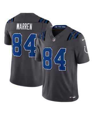 Men's Tyler Warren Anthracite Indianapolis Colts 2026 Rivalries Collection Vapor F.U.S.E Stitched Limited Jersey