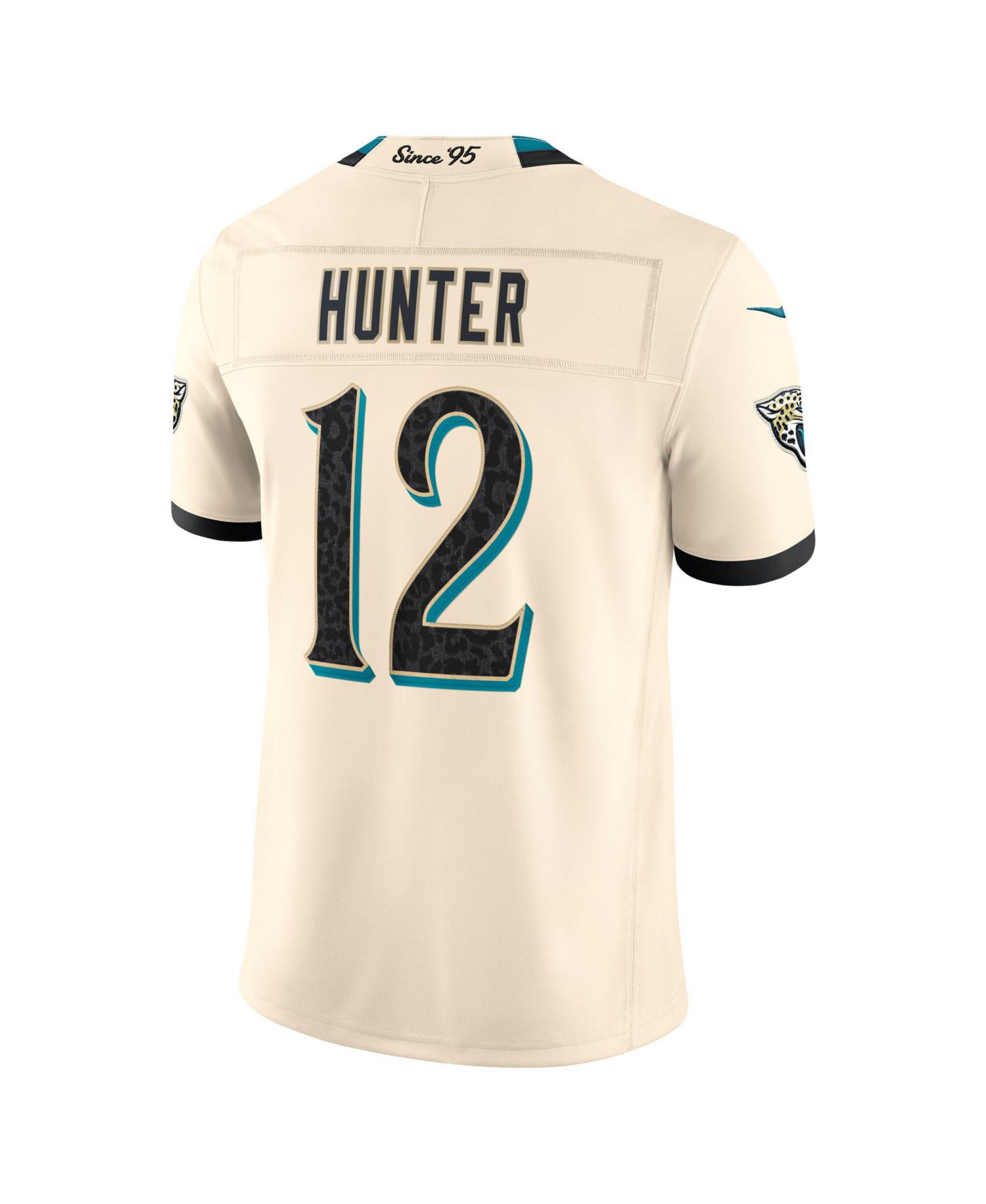 Men's Travis Hunter Natural Jacksonville Jaguars 2026 Rivalries Collection Vapor F.U.S.E Stitched Limited Jersey