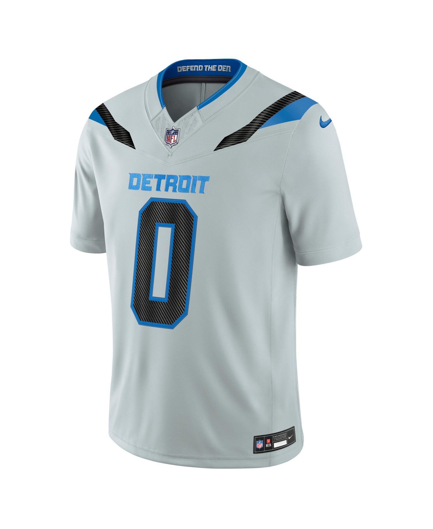 Men's Jahmyr Gibbs Silver Detroit Lions 2026 Rivalries Collection Vapor F.U.S.E Stitched Limited Jersey