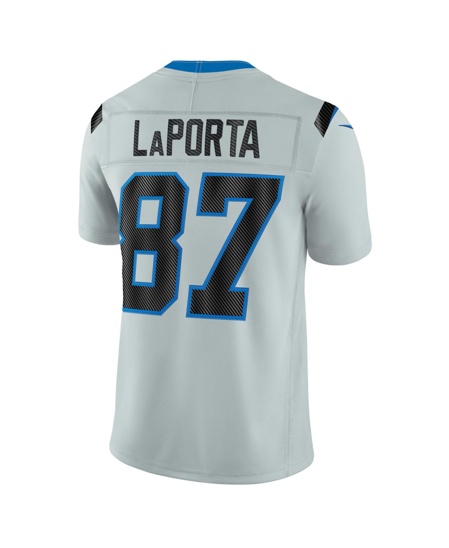 Men's Sam Laporta Silver Detroit Lions 2026 Rivalries Collection Vapor F.U.S.E Stitched Limited Jersey