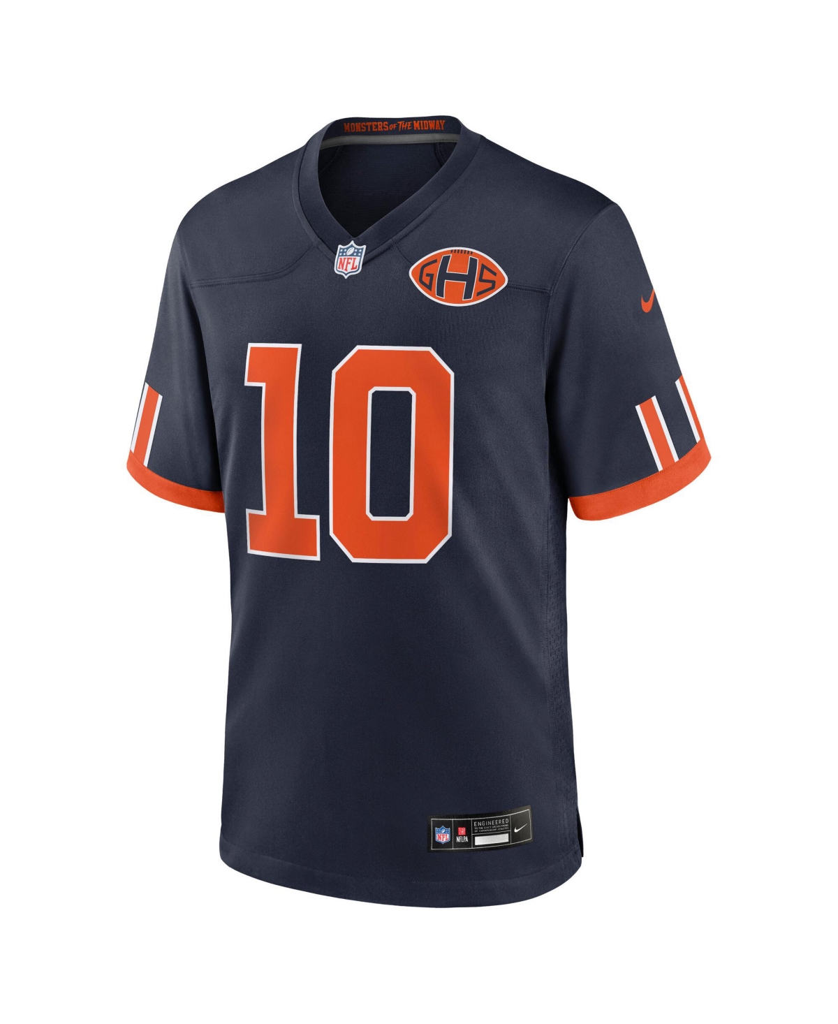 Nike Men's Luther Burden Iii Navy Chicago Bears 2026 Rivalries Collection Game Jersey