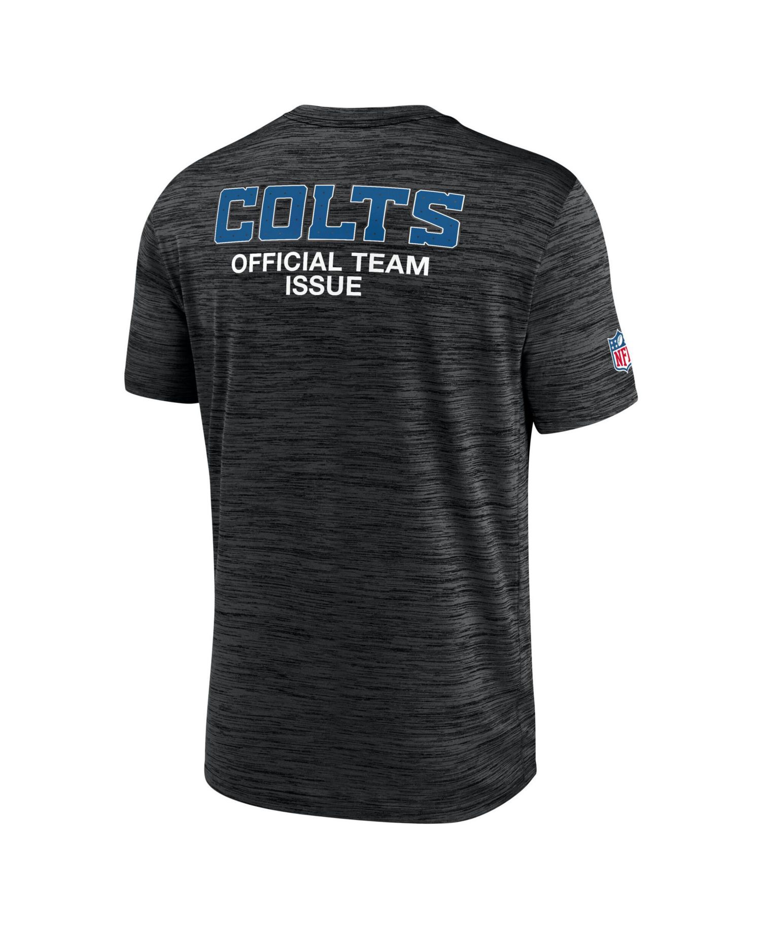 Men's Black Indianapolis Colts 2026 Rivalries Collection Sideline Velosity T-Shirt