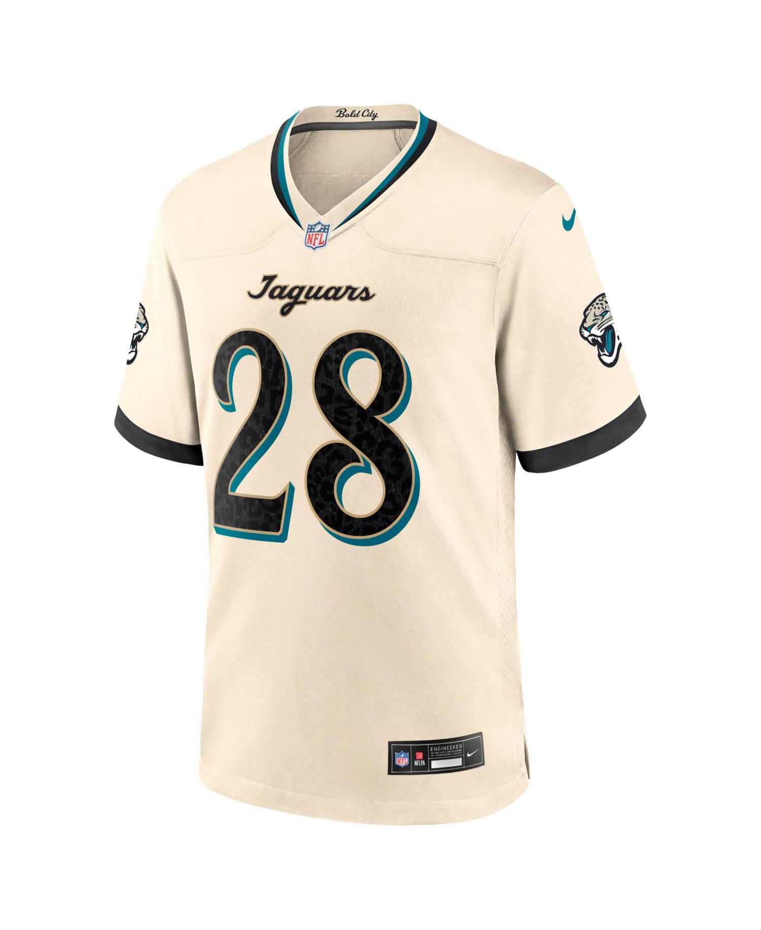 Men's Fred Taylor Natural Jacksonville Jaguars 2026 Rivalries Collection Game Jersey