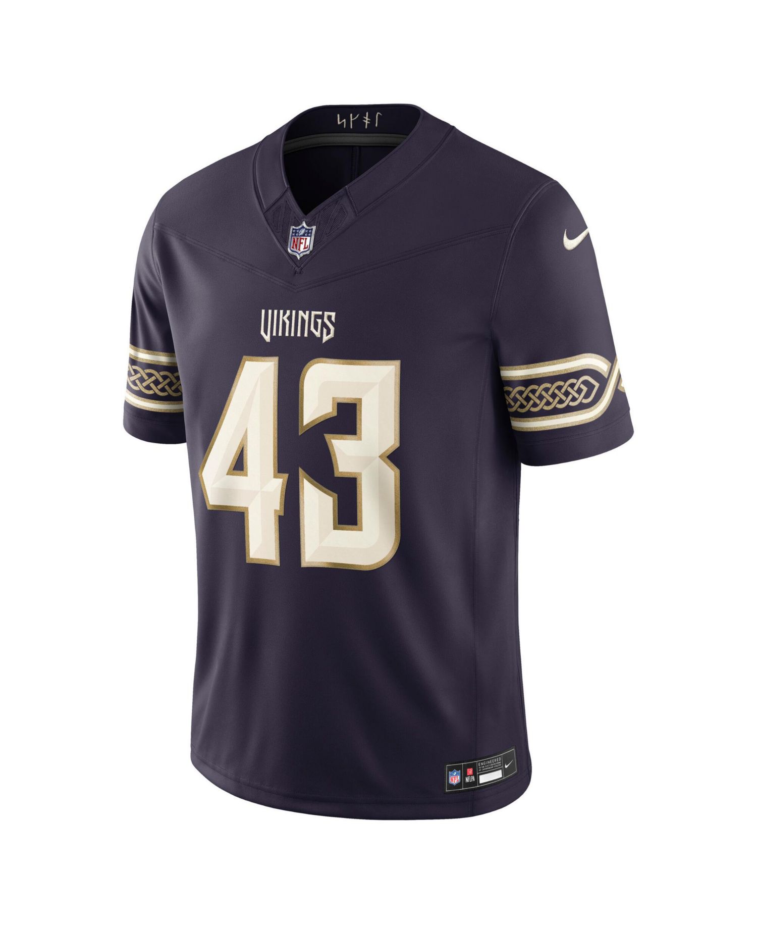 Men's Andrew Van Ginkel Purple Minnesota Vikings 2026 Rivalries Collection Vapor F.U.S.E Stitched Limited Jersey