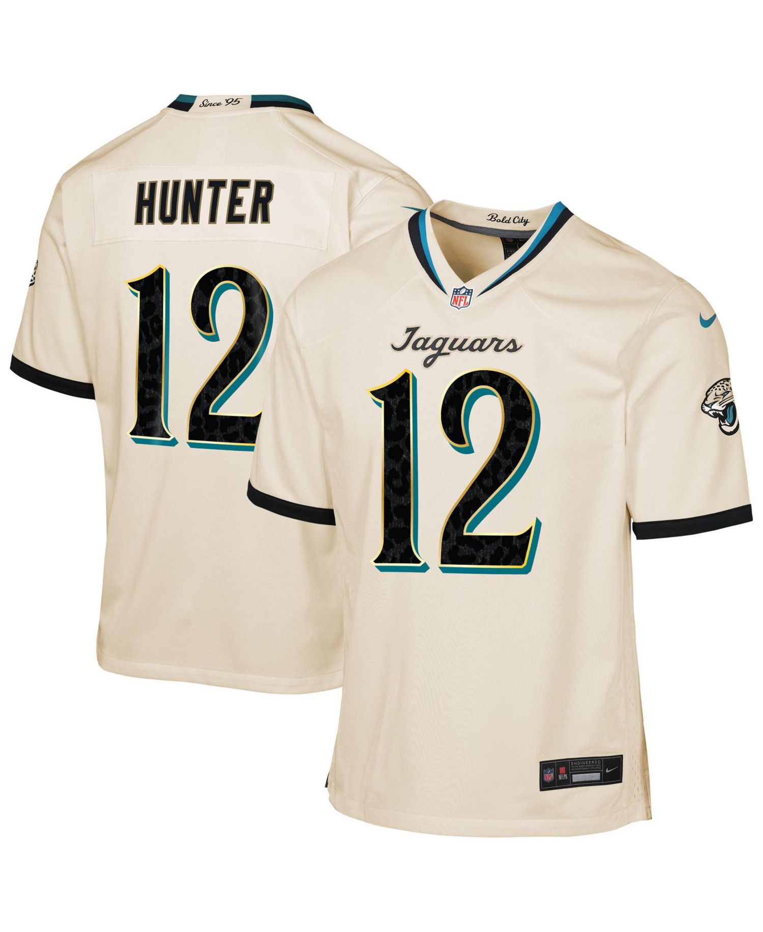 Big Boys and Girls Travis Hunter Natural Jacksonville Jaguars 2026 Rivalries Collection Game Jersey
