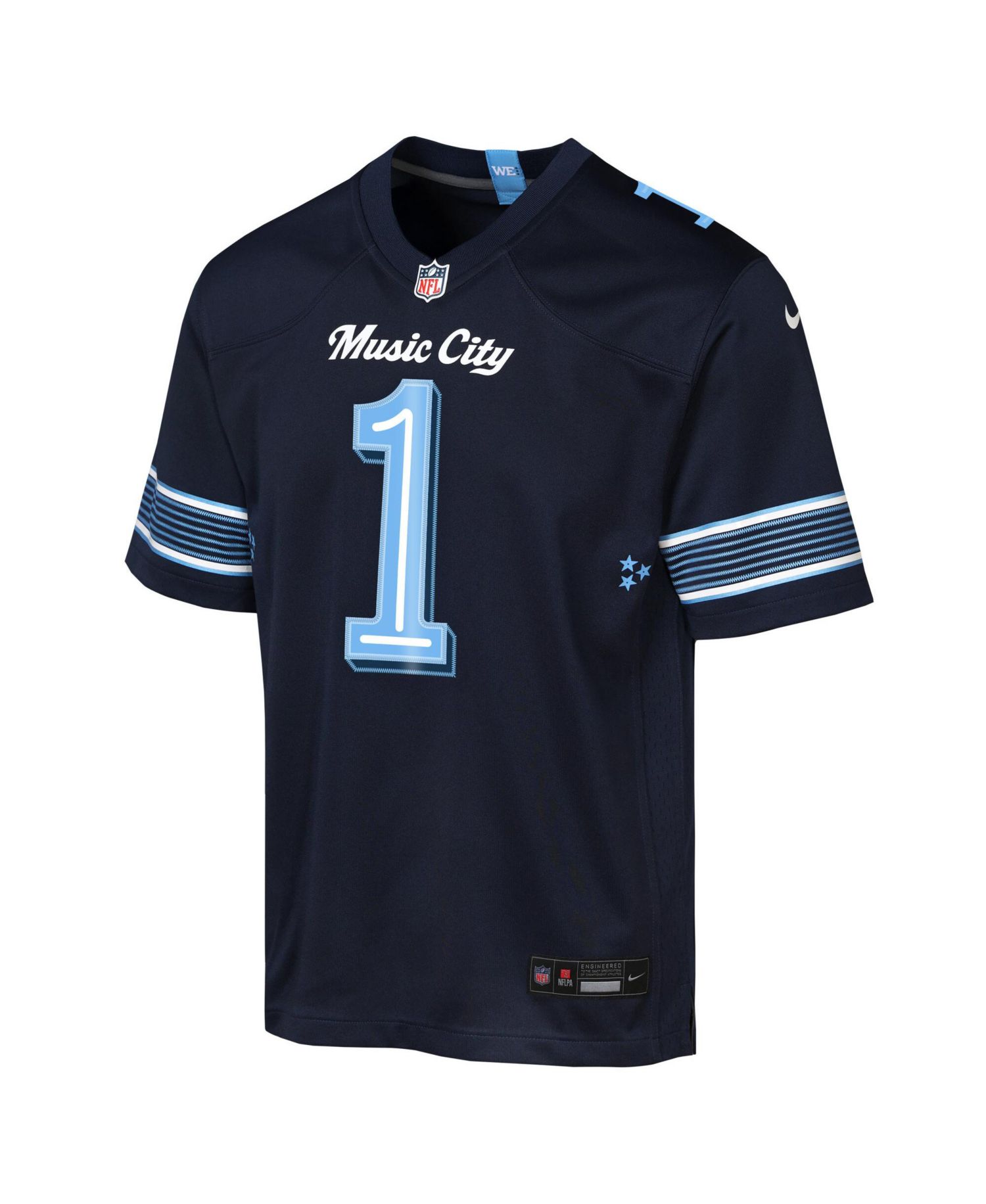 Big Boys and Girls Cameron Ward Navy Tennessee Titans 2026 Rivalries Collection Game Jersey