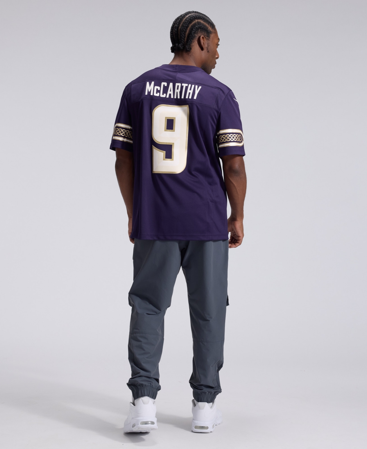 Nike Men's J.j. McCarthy Purple Minnesota Vikings 2026 Rivalries Collection Vapor F.u.s.e Stitched Limited Jersey