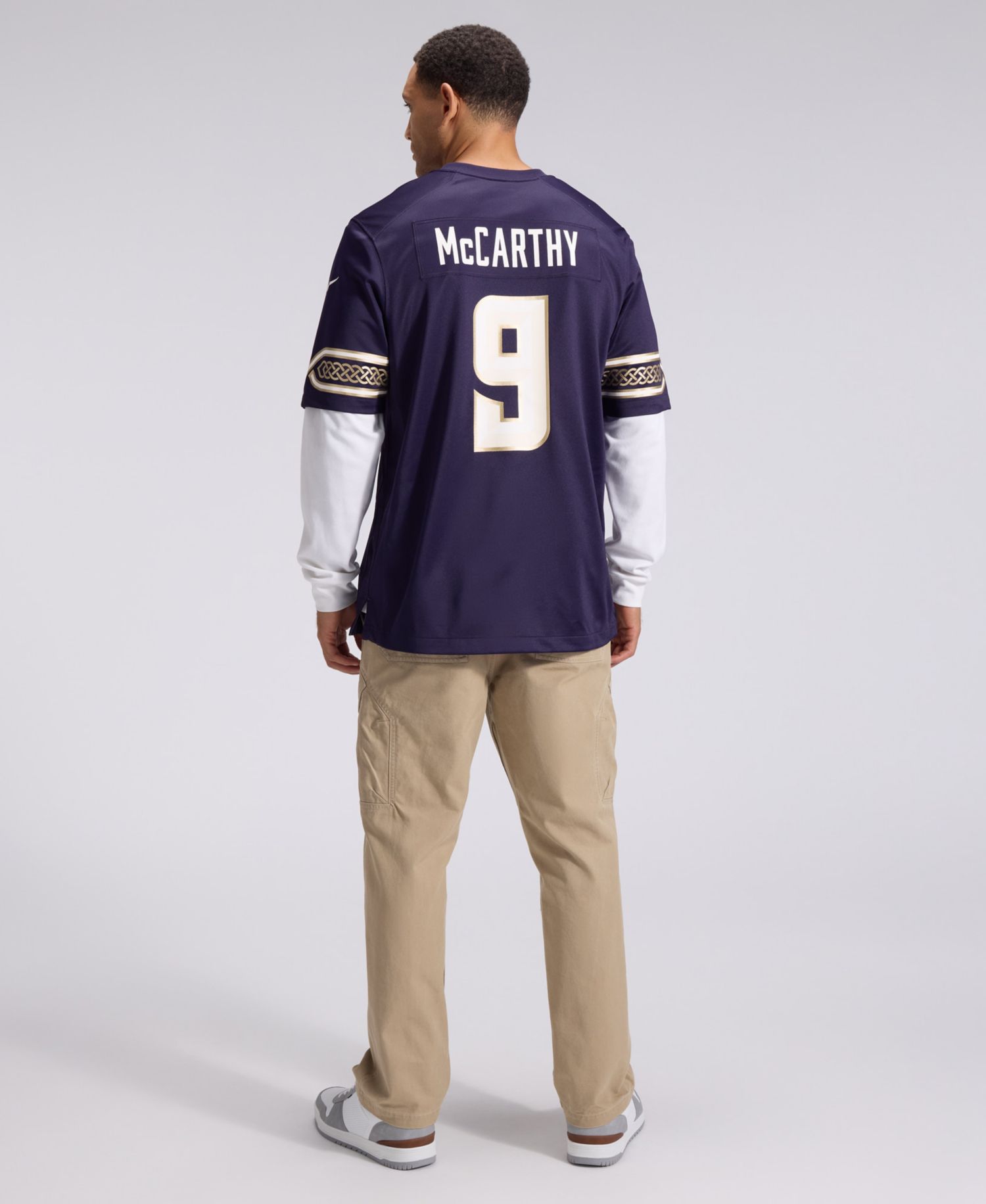 Men's J.J Mccarthy Purple Minnesota Vikings 2026 Rivalries Collection Game Jersey