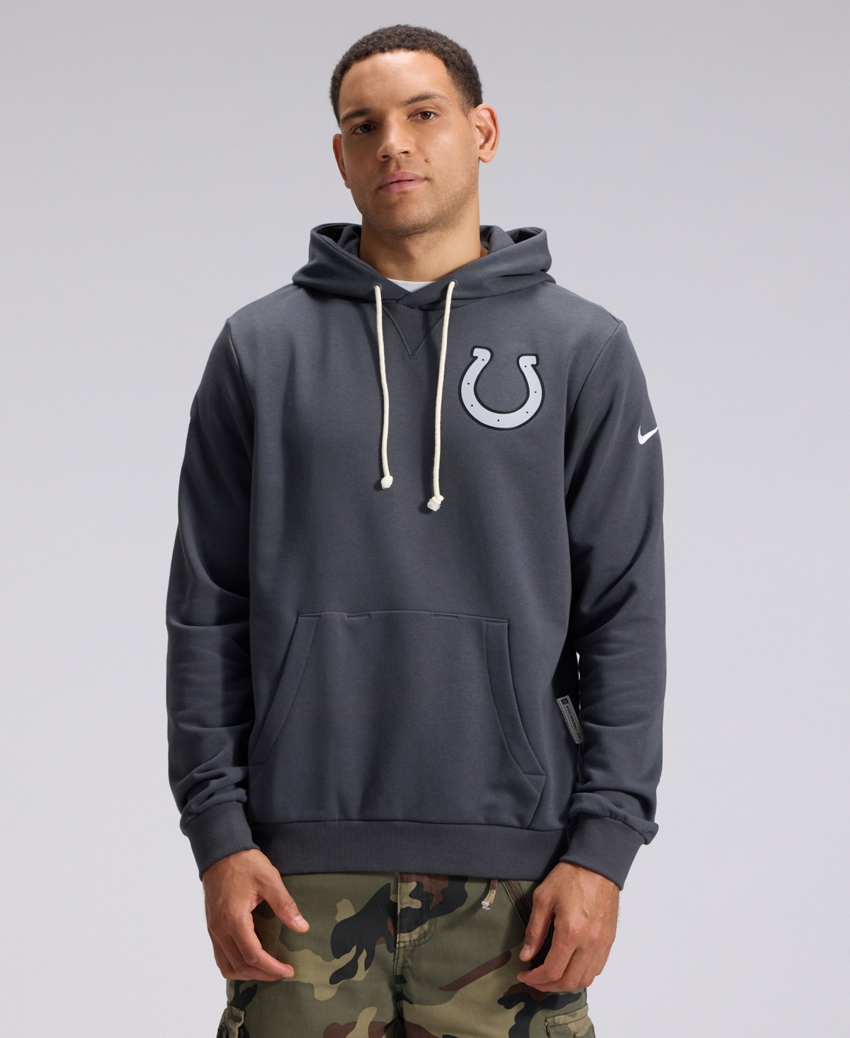 Nike Men's Anthracite Indianapolis Colts 2026 Rivalries Collection Sideline Pullover Hoodie