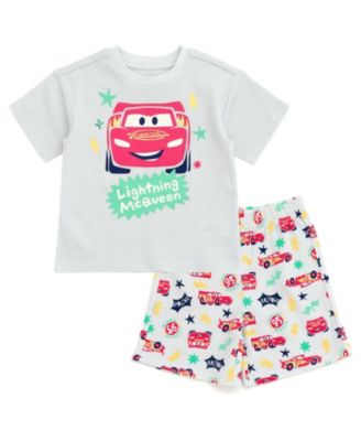 Lightning McQueen Toddler Boys' 2-Piece Tee and Shorts Set