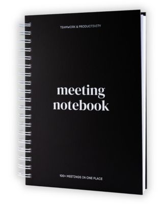 Work Meeting Notebook Project Planning Action Item Tracker Note Taking Planner Office Supplies