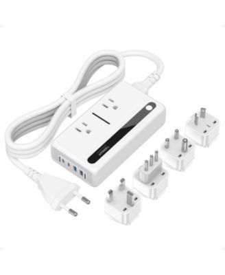 250W Voltage Converter with 4 USB Ports