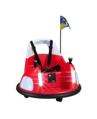 12V Kids' Ride-On Bumper Car with 360-Degree Spin and Remote Control, Ages 18 Months+