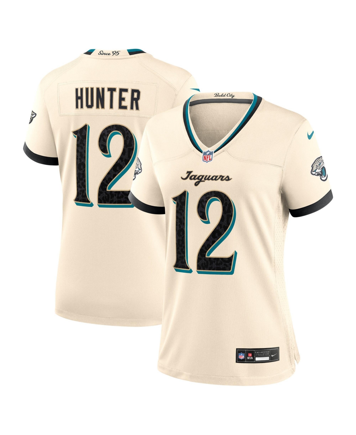 Nike Women's Travis Hunter Natural Jacksonville Jaguars 2026 Rivalries Collection Game Jersey