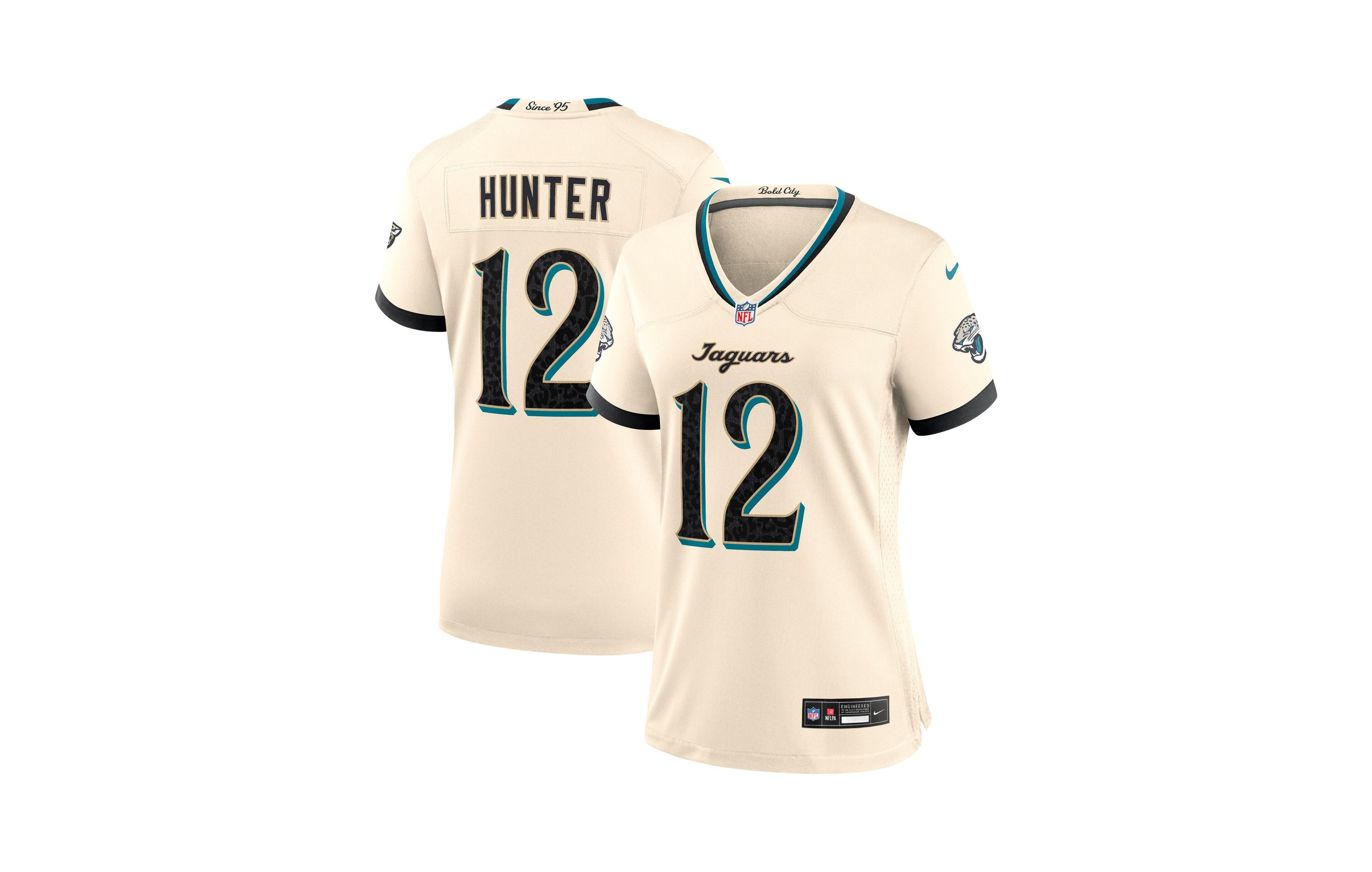 Nike Women's Travis Hunter Natural Jacksonville Jaguars 2026 Rivalries Collection Game Jersey