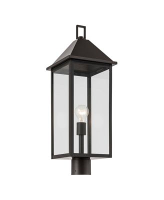 Prin 25 Inch 1 Light Outdoor Post Light with Clear Glass in Olde Bronze