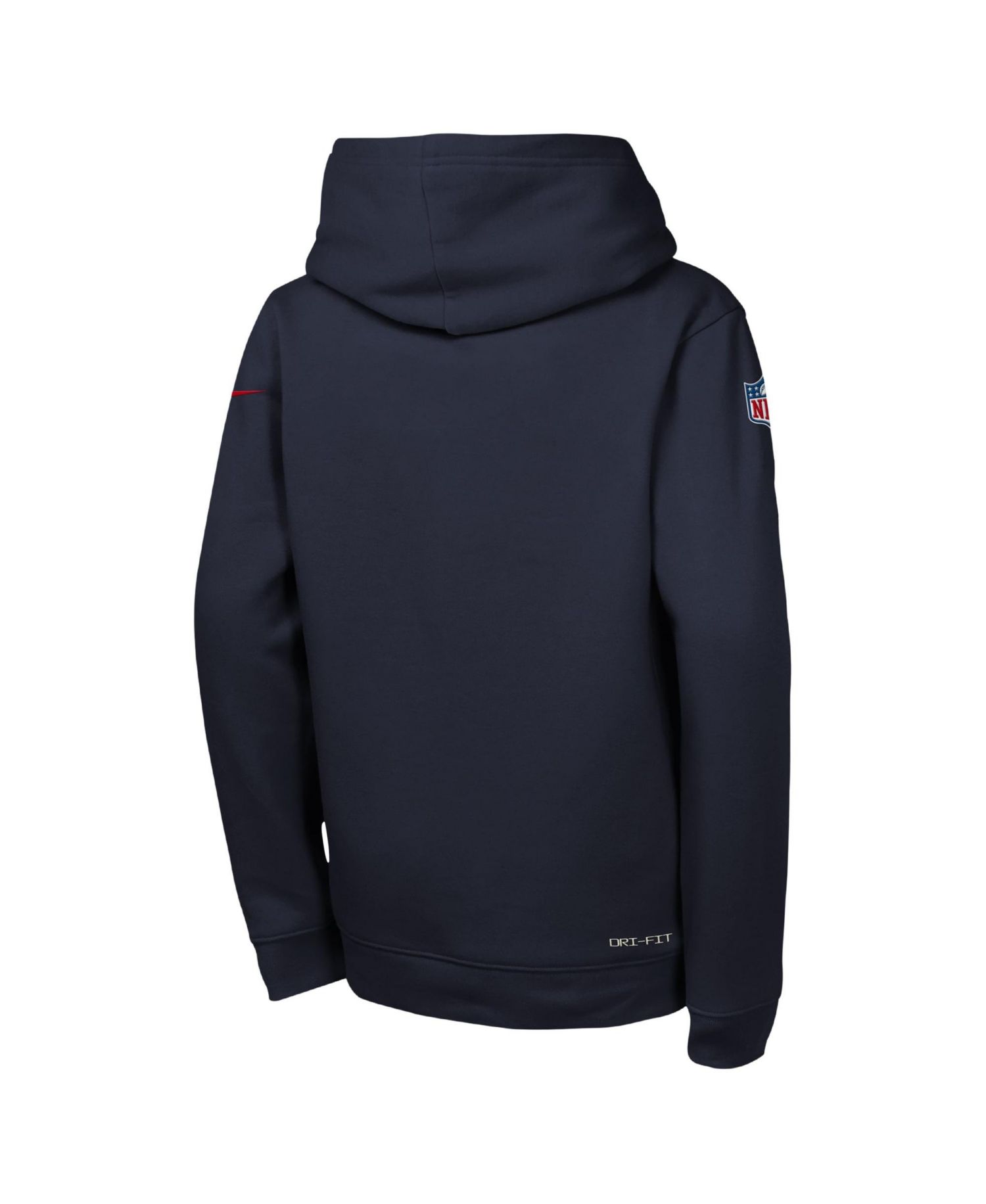 Big Boys and Girls Navy New England Patriots Sideline Dri-FIT Hoodie