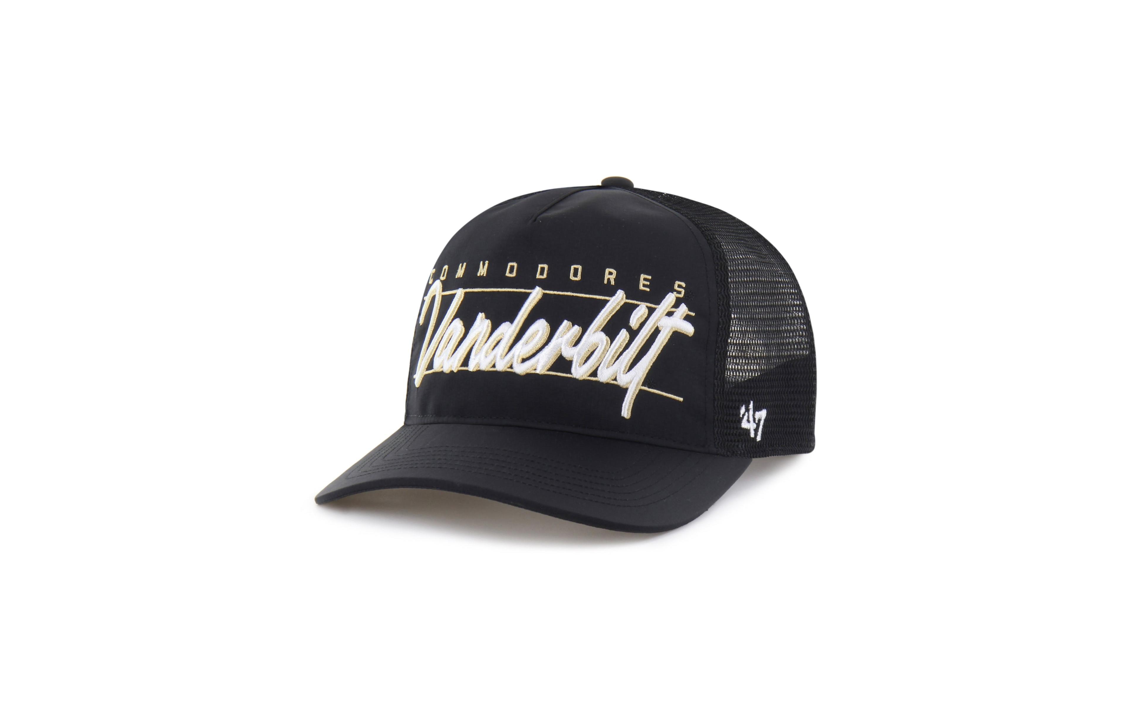 '47 Brand Men's and Women's Black Vanderbilt Commodores brrr° Condor Mesh Hitch Adjustable Hat