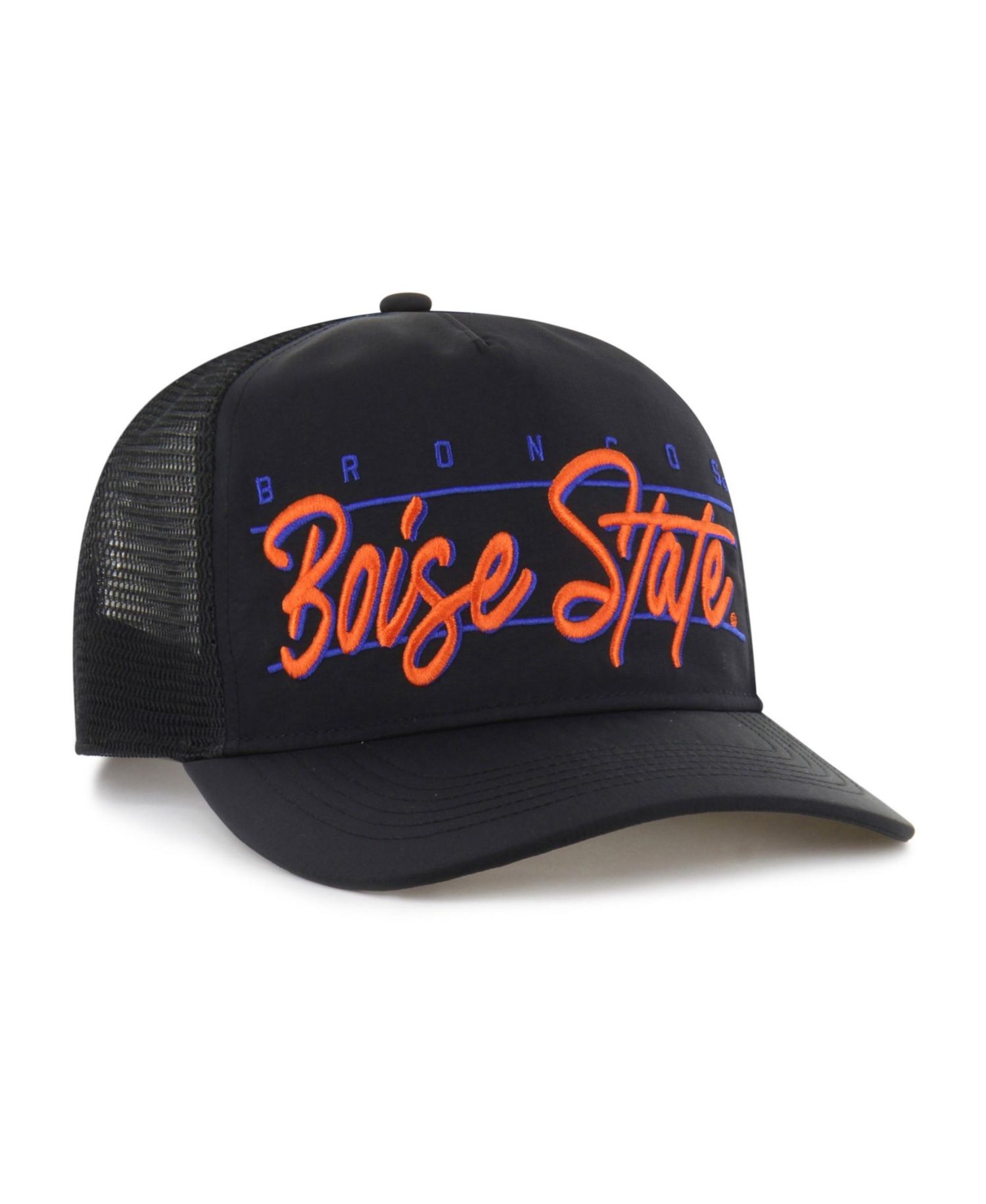 Men's and Women's '47 Black Boise State Broncos brrr&deg; Condor Mesh Hitch Adjustable Hat