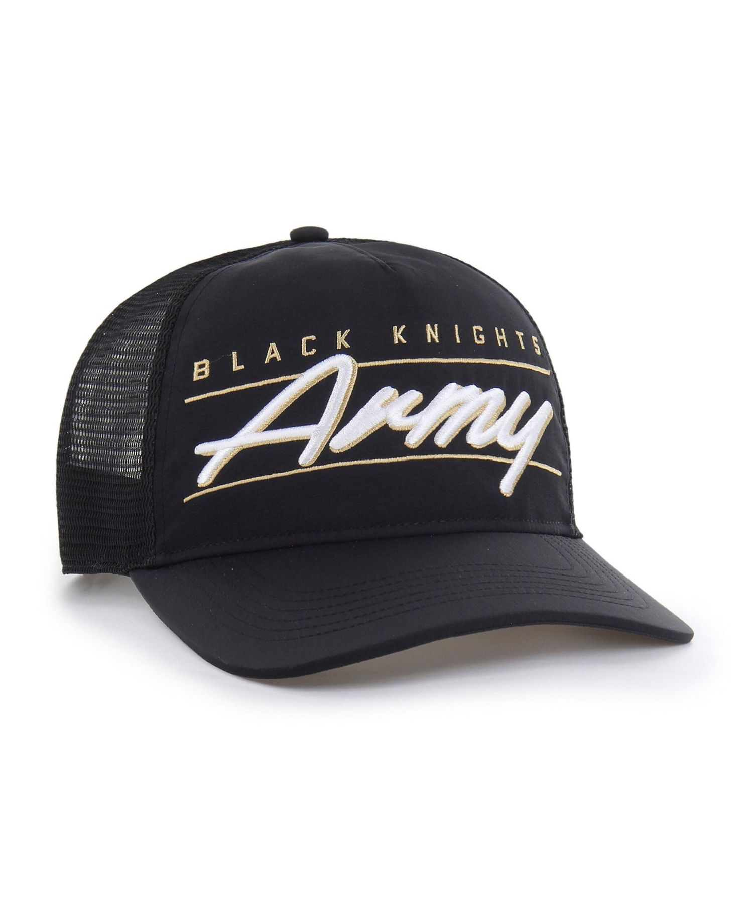 Men's and Women's '47 Black Army Black Knights brrr&deg; Condor Mesh Hitch Adjustable Hat