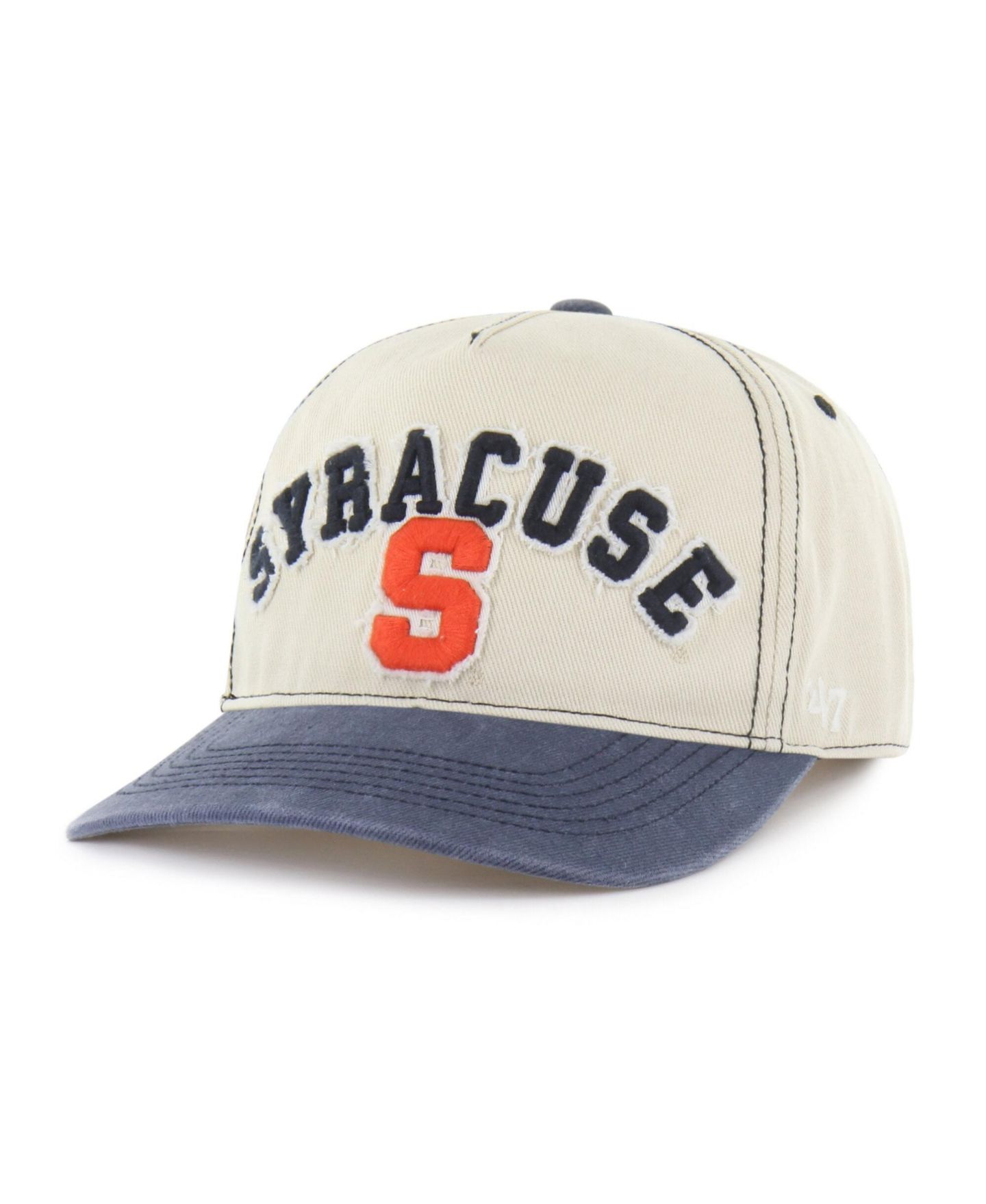 Кепка '47 Brand Tan/Navy Syracuse Orange Well-Worn Calderwood Hitch Adjustable Hat — фото 4