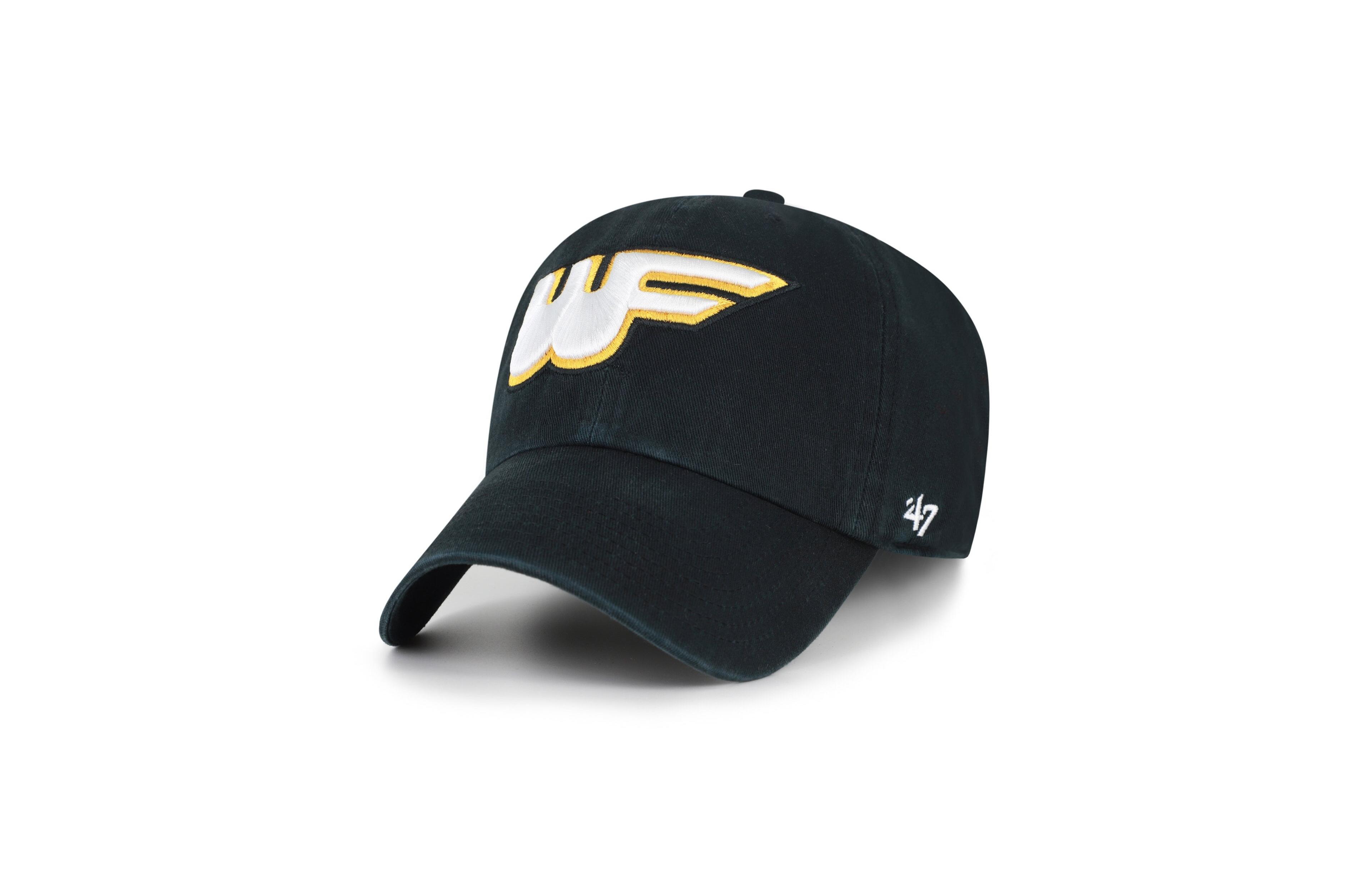 '47 Brand Men's Black Wake Forest Demon Deacons Vault Clean Up Adjustable Hat