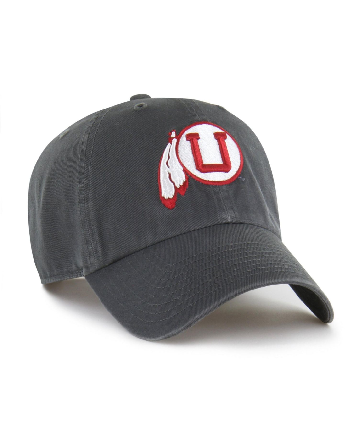 Men's '47 Charcoal Utah Utes Vault Clean Up Adjustable Hat