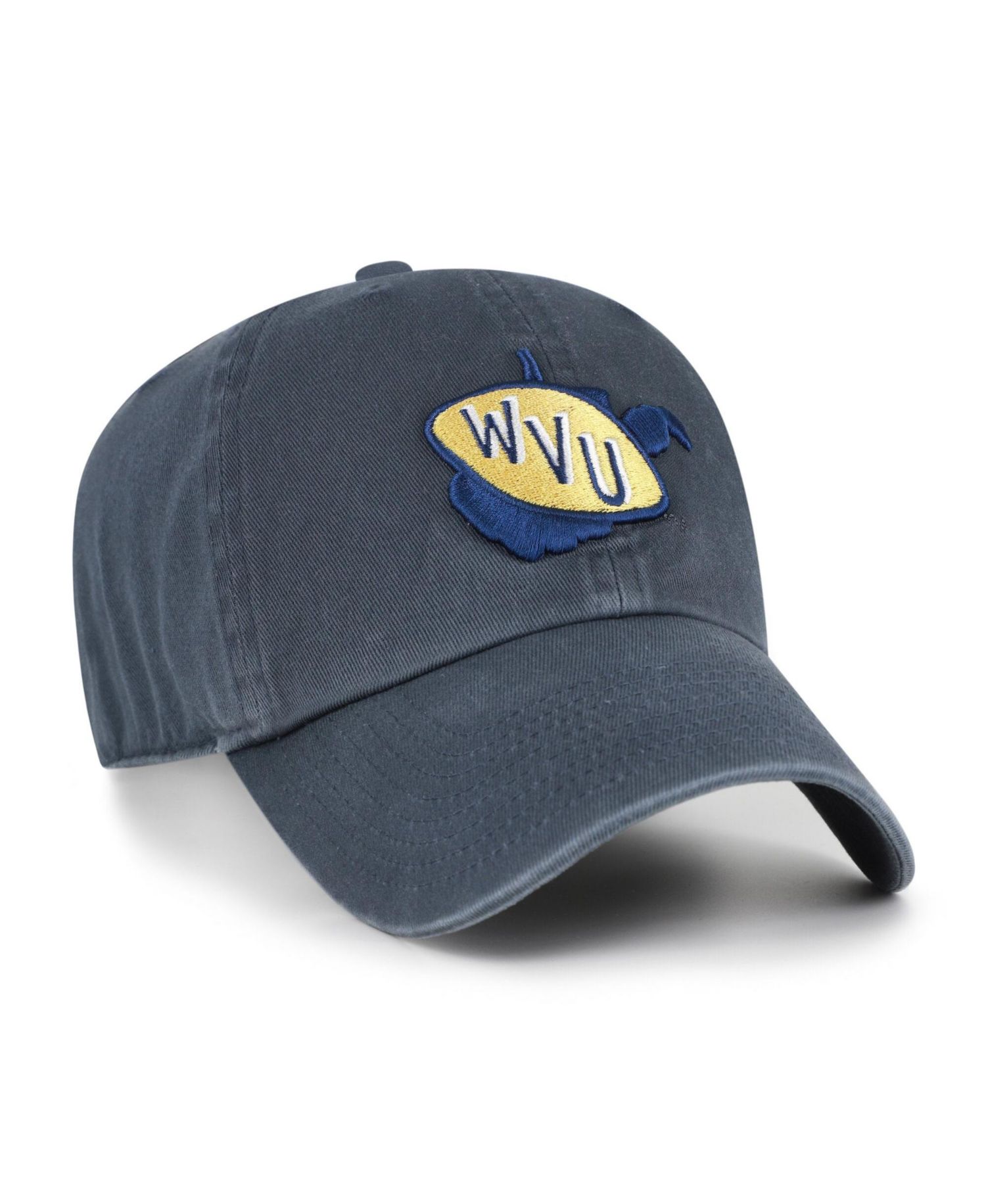Men's '47 Navy West Virginia Mountaineers Vault Clean Up Adjustable Hat