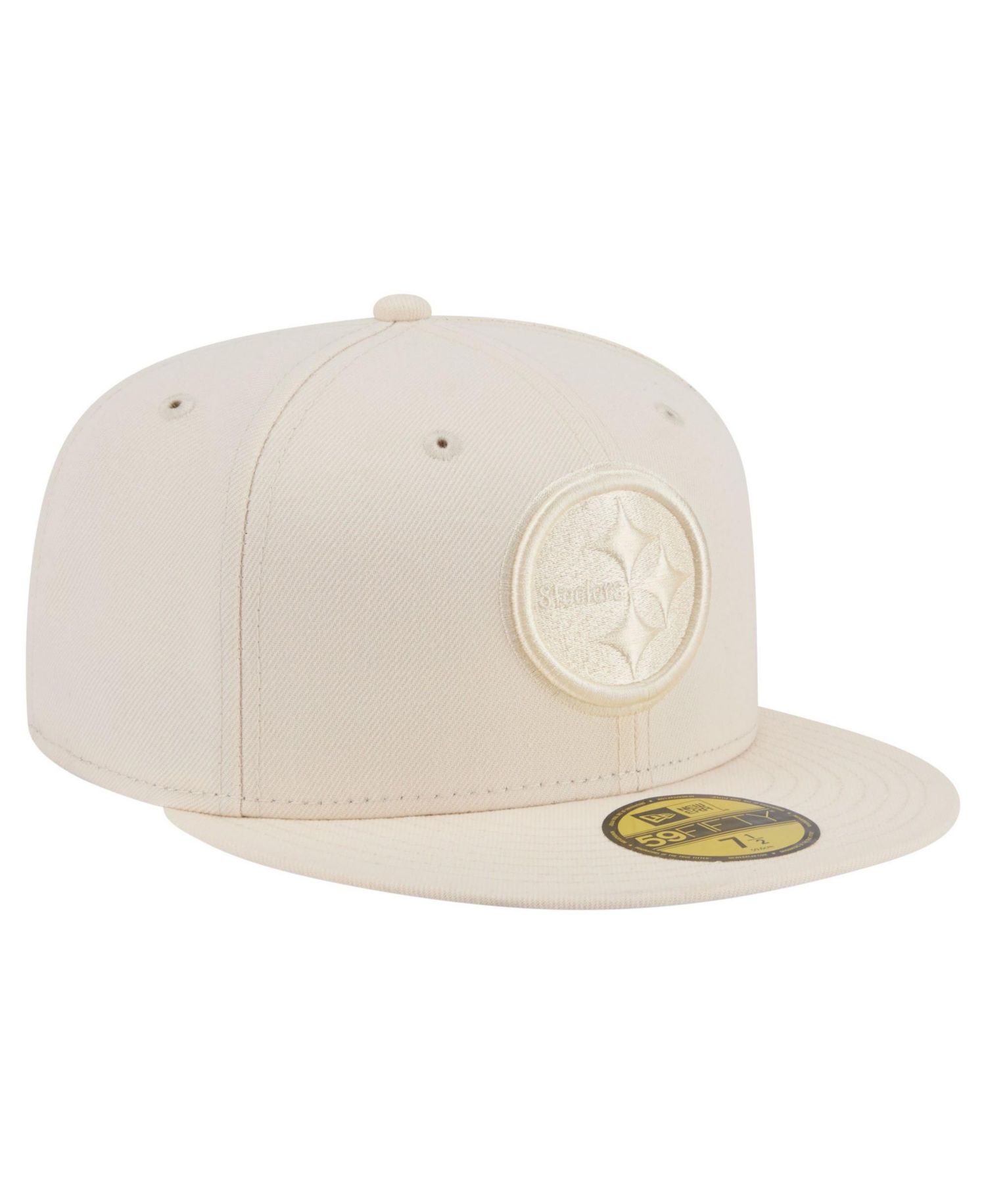 Men's Cream Pittsburgh Steelers Color Pack 59FIFTY Fitted Hat