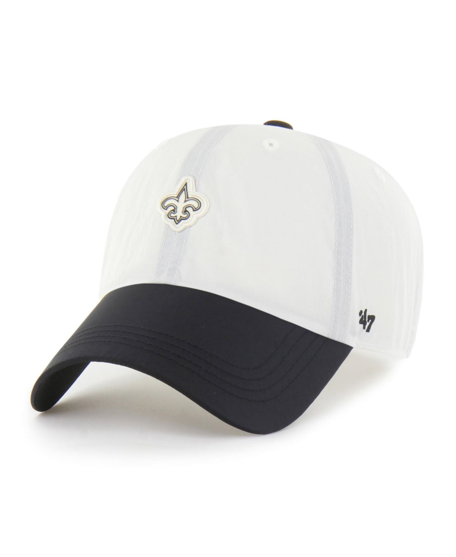Men's '47 Cream New Orleans Saints Modernia Clean Up Adjustable Hat