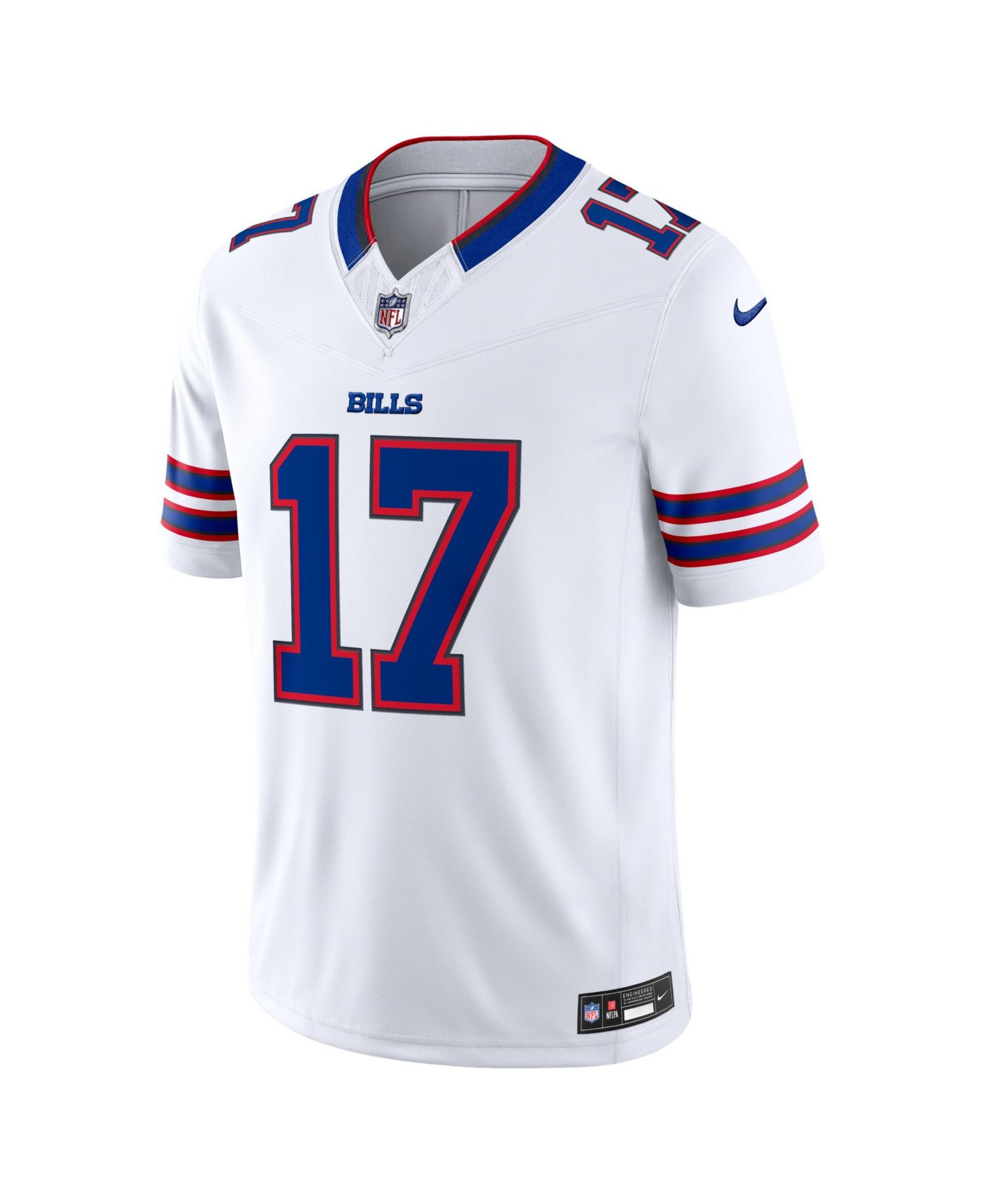 Men's Josh Allen White Buffalo Bills Vapor F.U.S.E. Stitched Limited Jersey