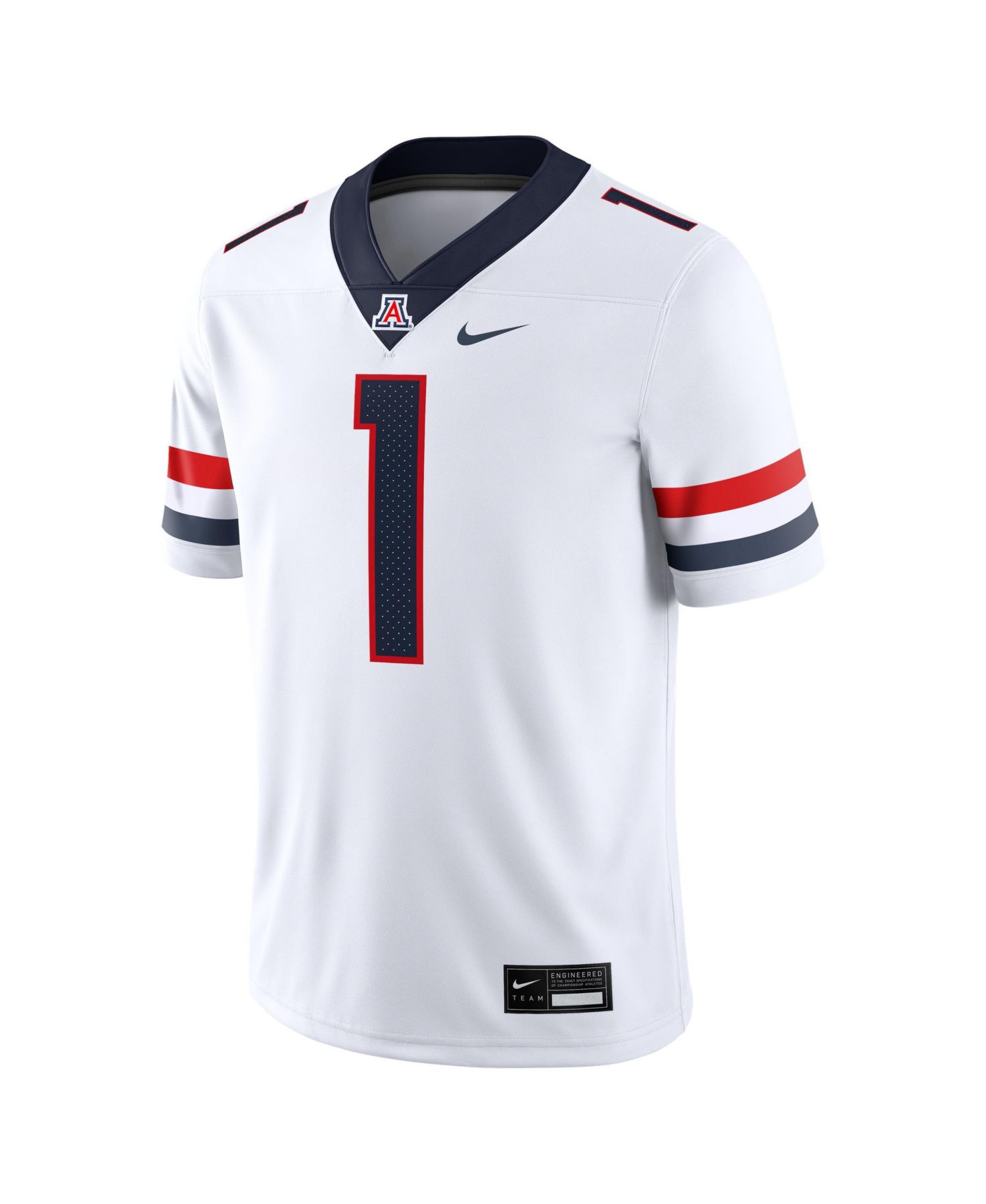 Men's #1 Navy Arizona Wildcats Home Game Football Jersey
