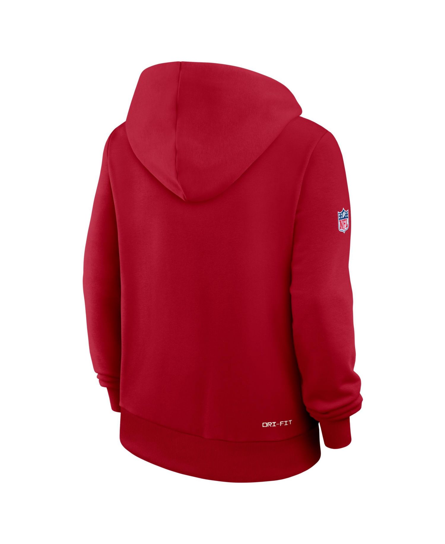 Women's Scarlet San Francisco 49ers Sideline Standard Issue Dri-FIT Hoodie