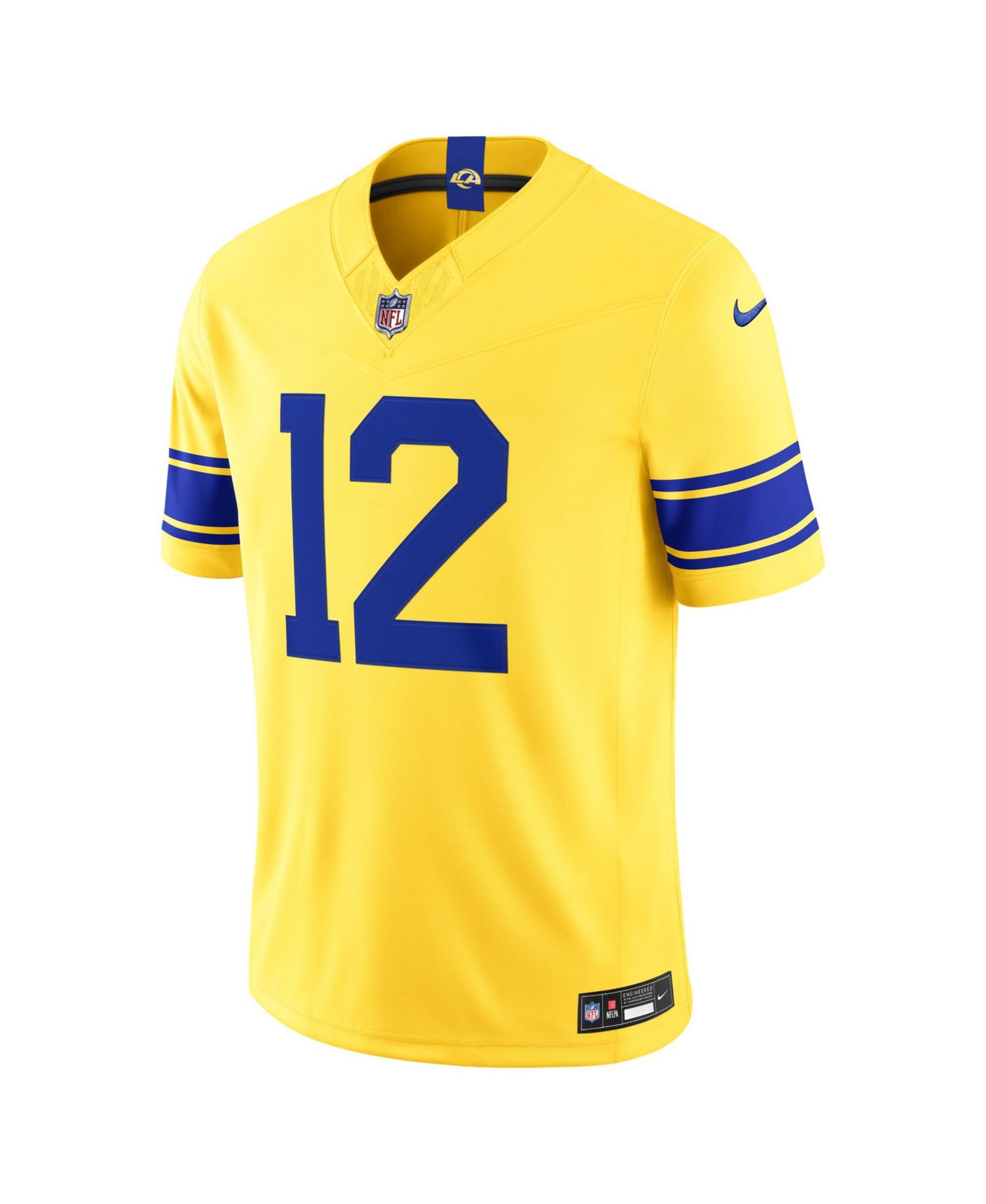 Men's Puka Nacua Los Angeles Rams Classic Sol Vapor F.U.S.E. Stitched Limited Jersey