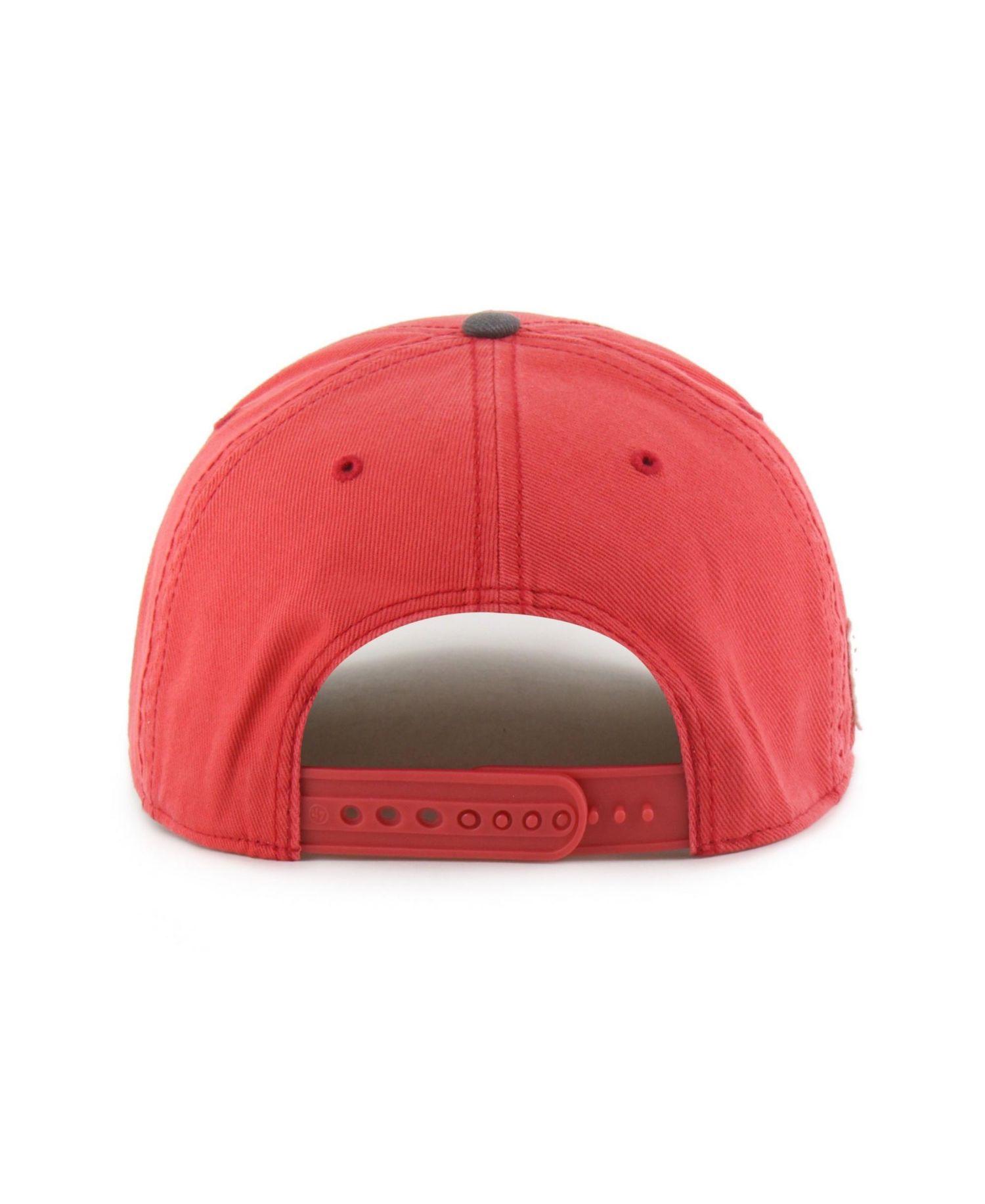Men's and Women's '47 Red/Black Alabama Crimson Tide Well-Worn Calderwood Hitch Adjustable Hat