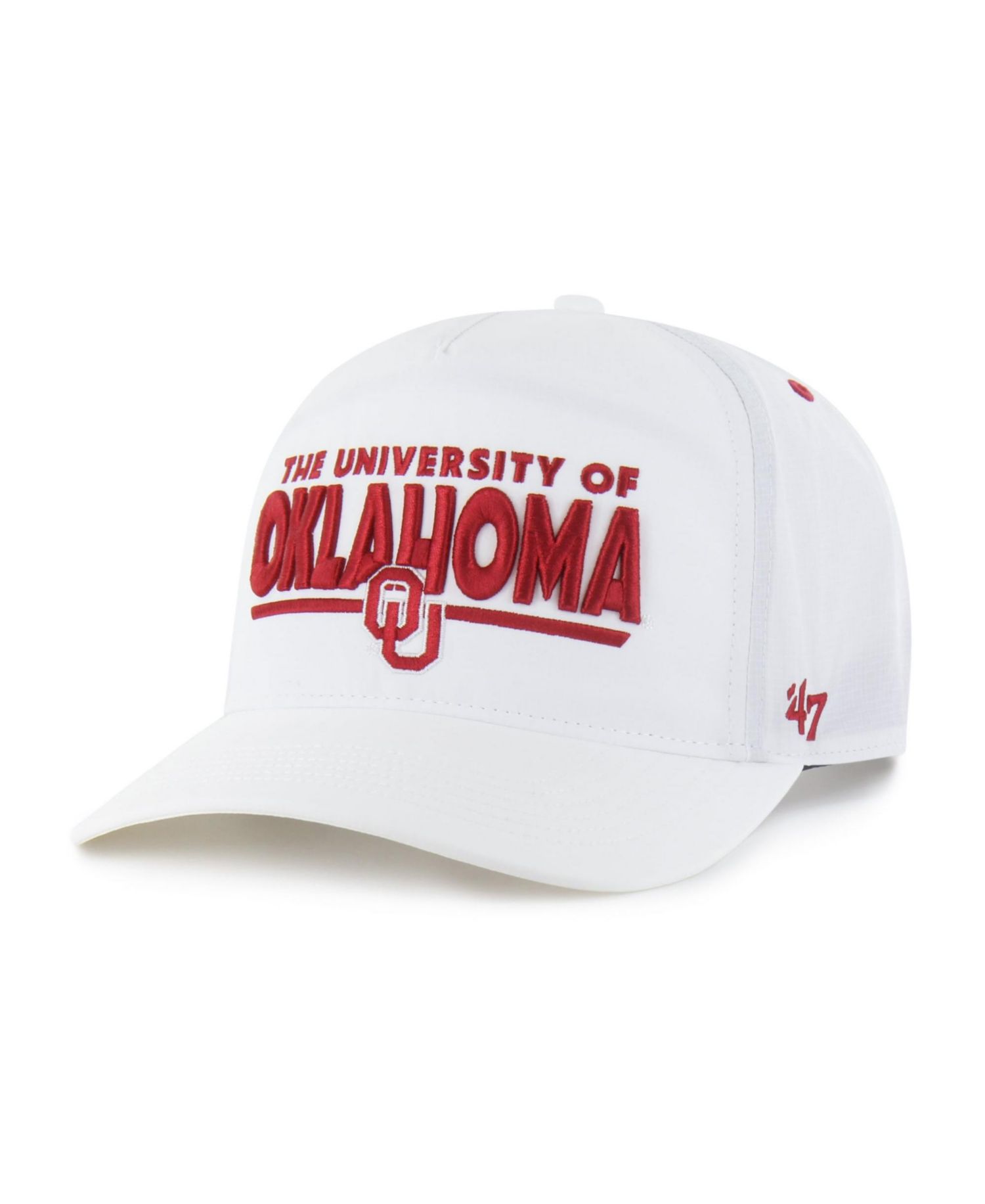 Men's and Women's '47 White Oklahoma Sooners brrr&deg; Expressway Hitch Adjustable Hat