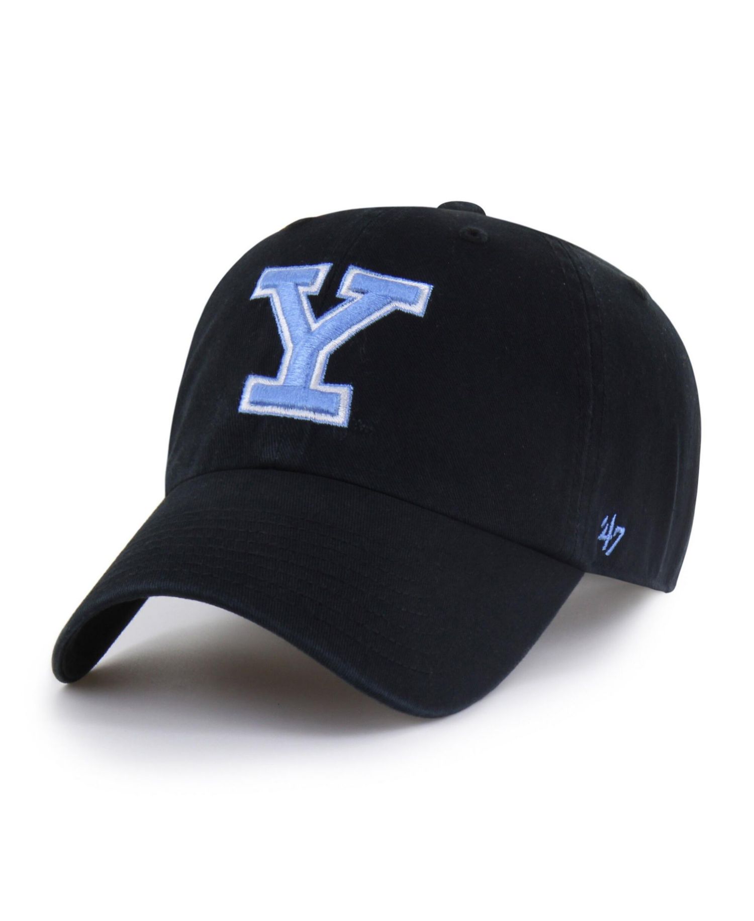 Men's '47 Black Yale Bulldogs Clean Up Adjustable Hat