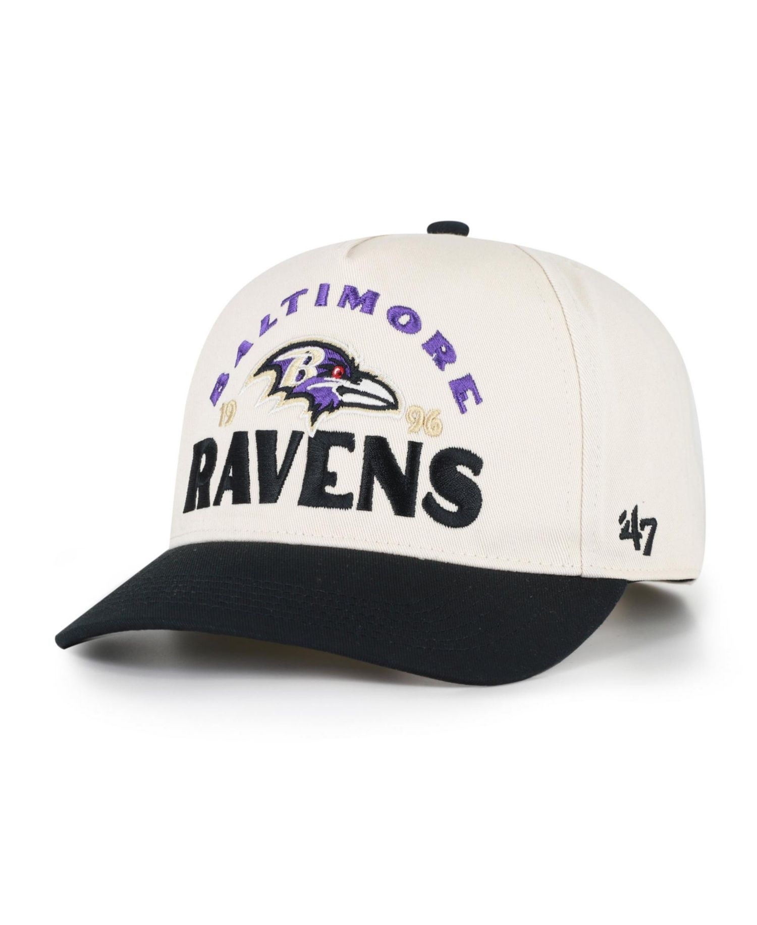 Men's '47 Natural Baltimore Ravens Arcitext Hitch Adjustable Hat