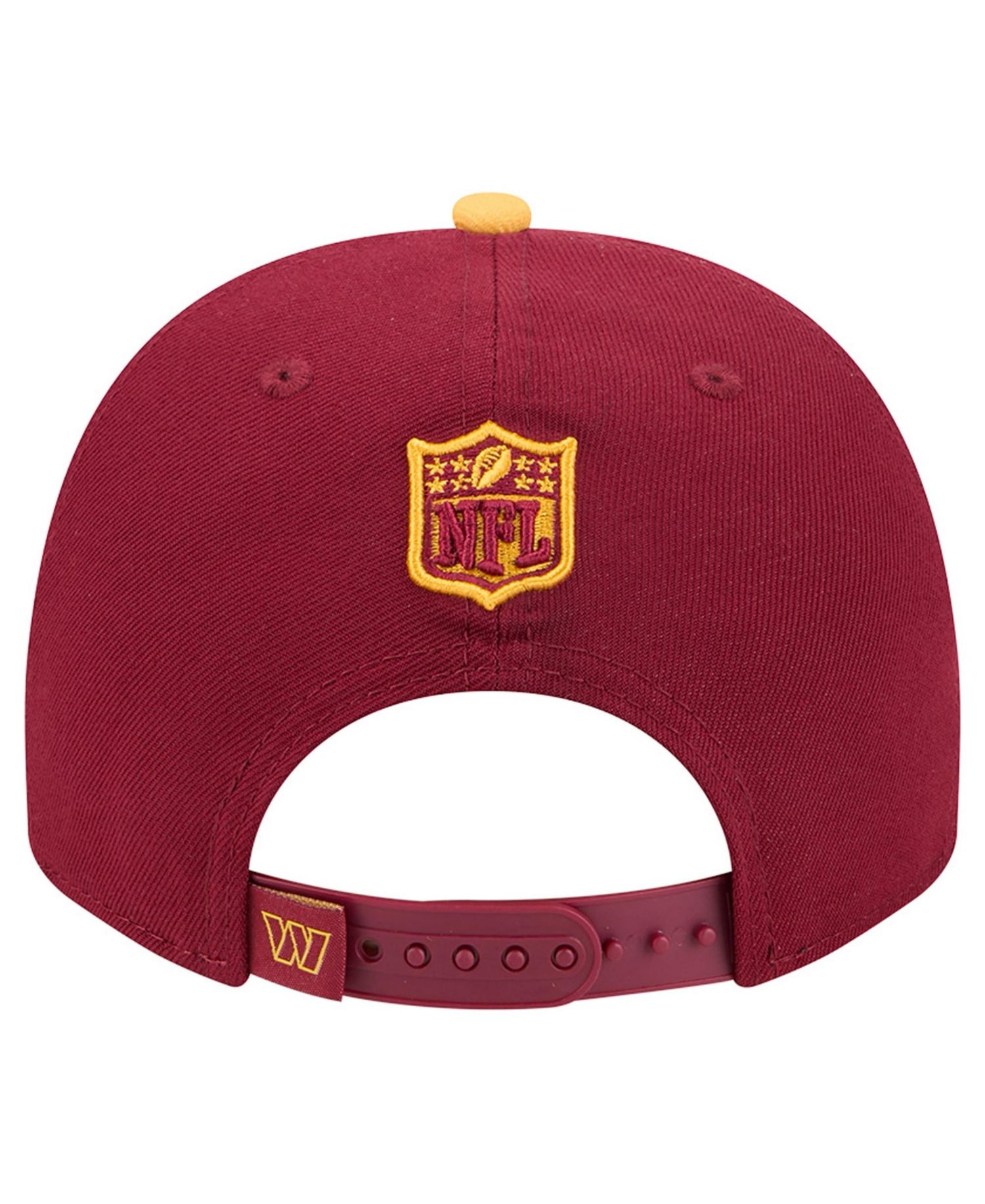 Men's Burgundy/Gold Washington Commanders Cartoon A-Frame 9FIFTY Snapback
