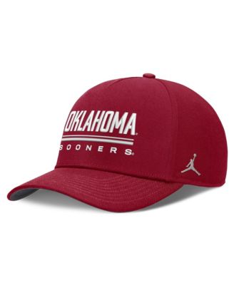 Men's  Crimson Oklahoma Sooners 2026 Sideline Dri-FIT Rise Adjustable Hat