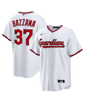 Men's Travis Bazzana White Cleveland Guardians Home Replica Jersey