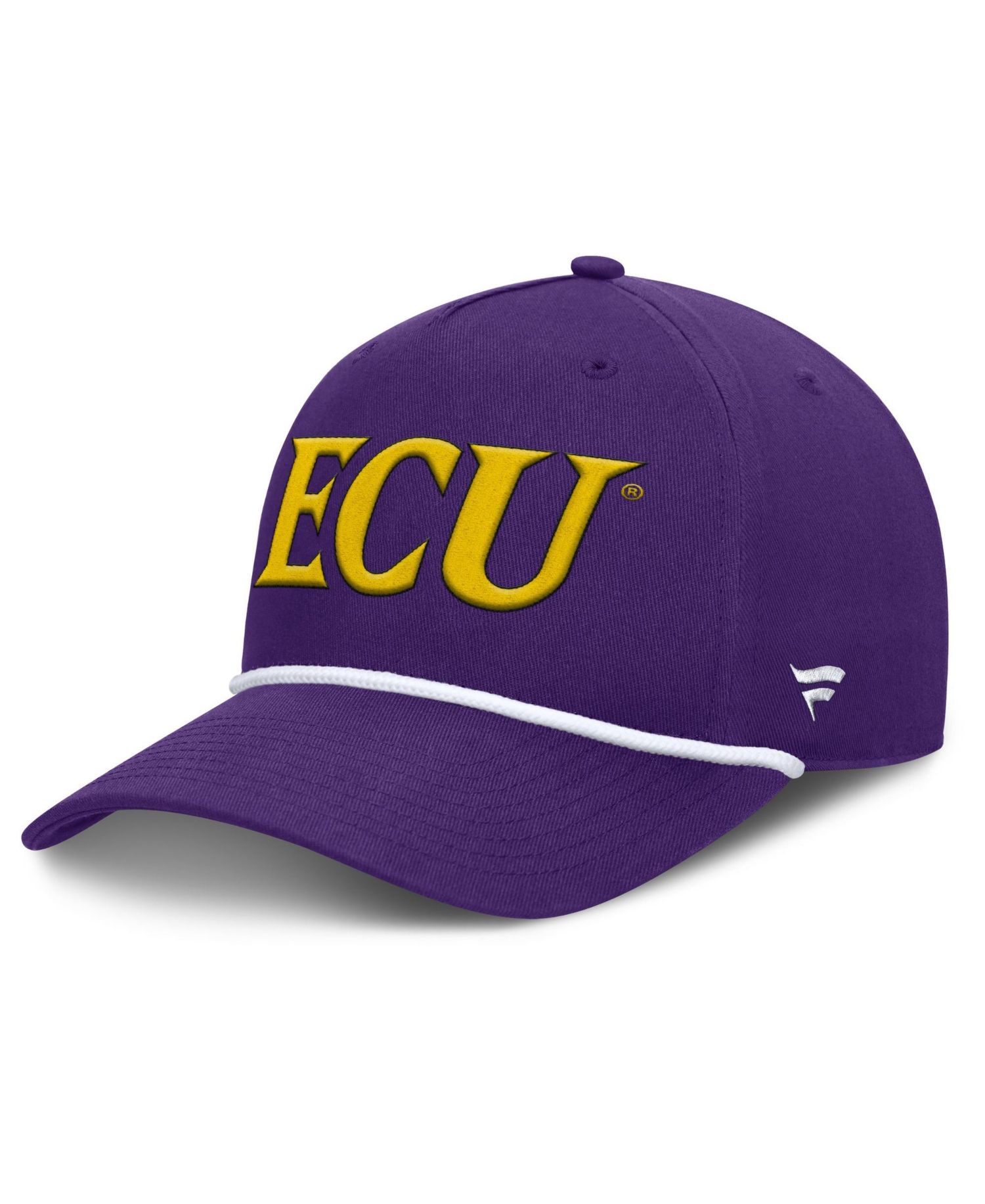 Men's Purple ECU Pirates Foul Ball Rope Adjustable Hat