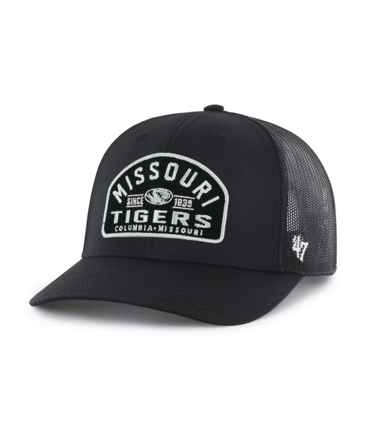 Men's '47 Black Missouri Tigers Leland Trucker Adjustable Hat