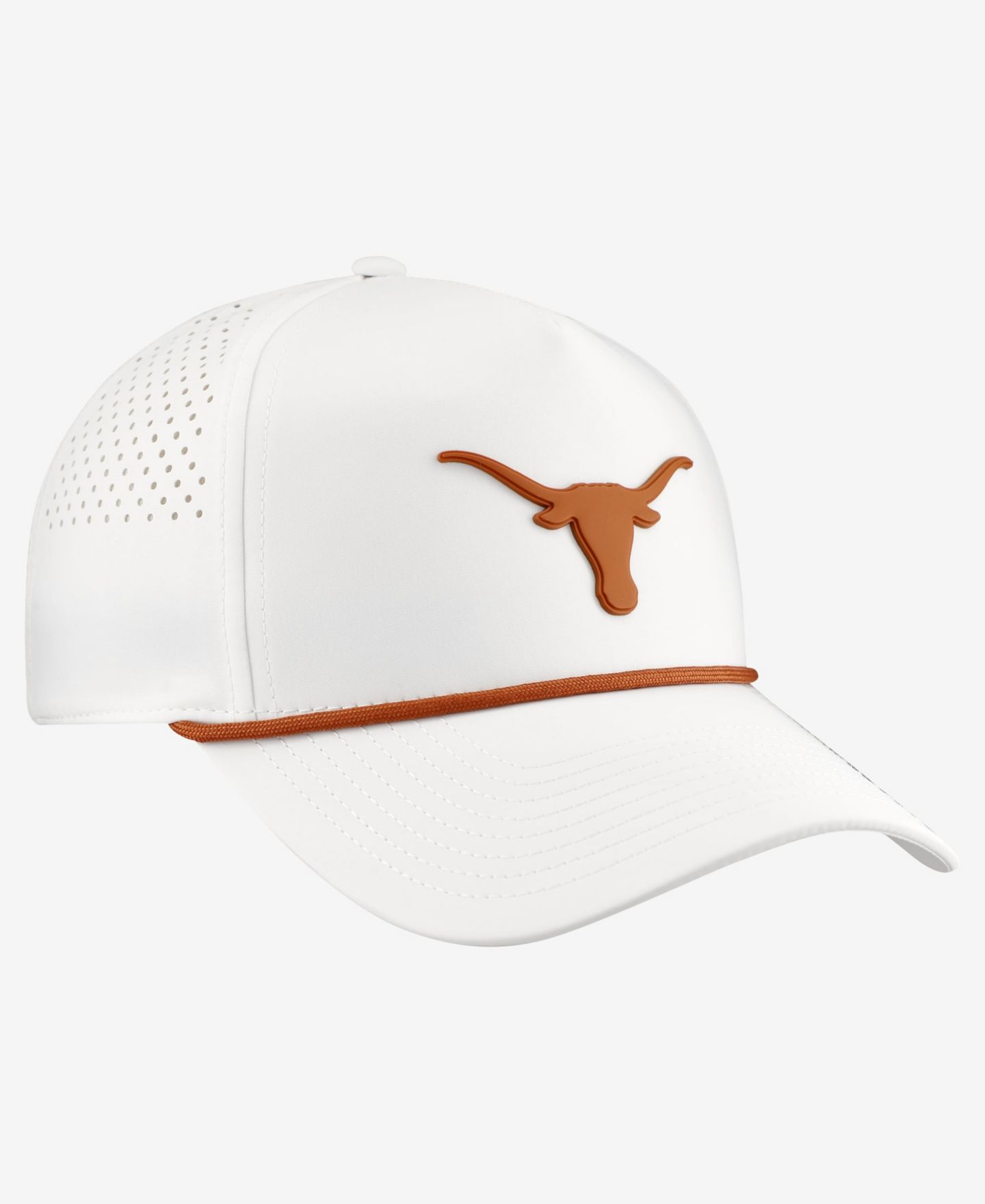 Мужской головной убор Branded Bills White Texas Longhorns Classic Adjustable Rope Hat — фото 4