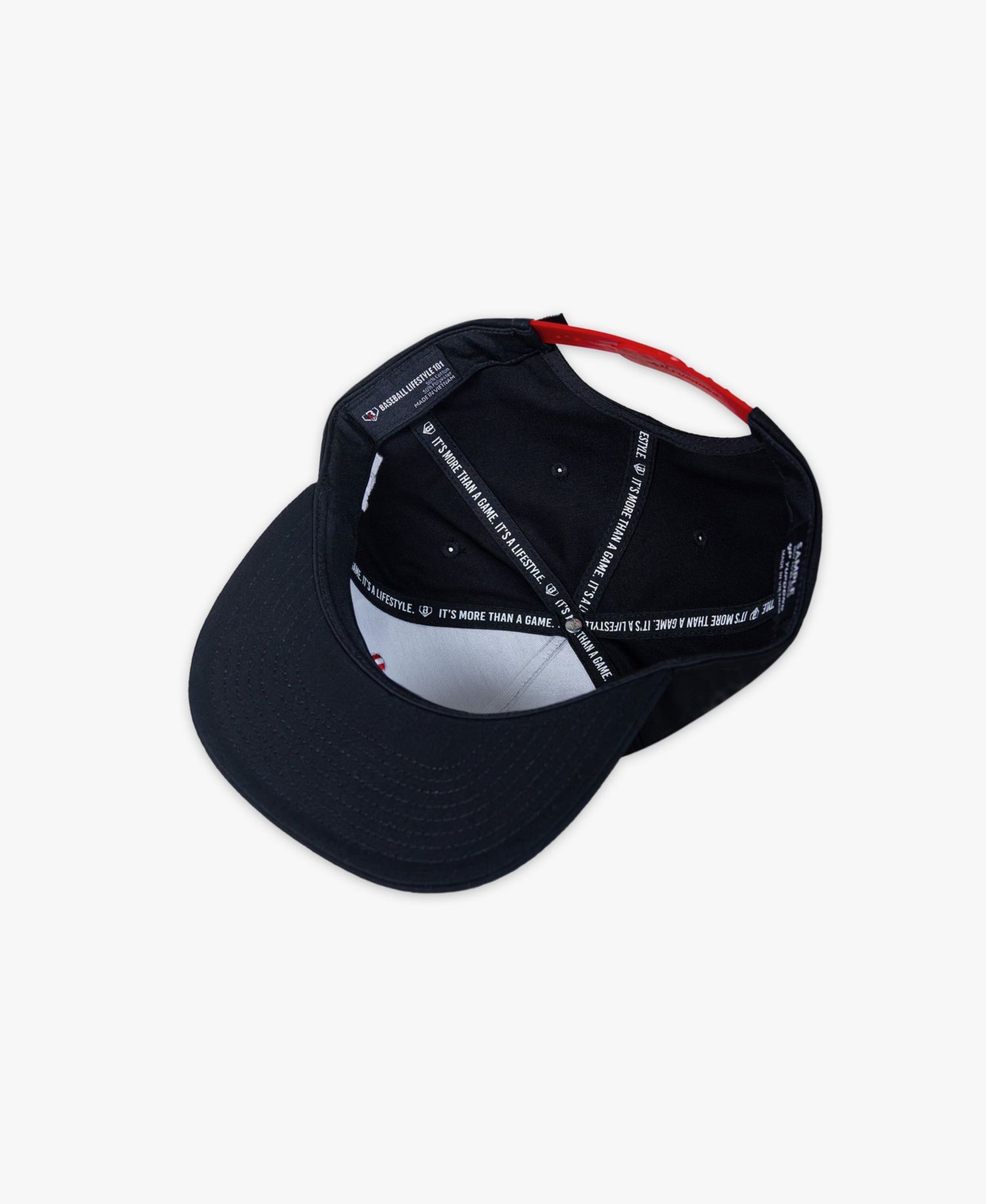 Big Boys and Girls Lifestyle 101 Black Seams Snapback Hat