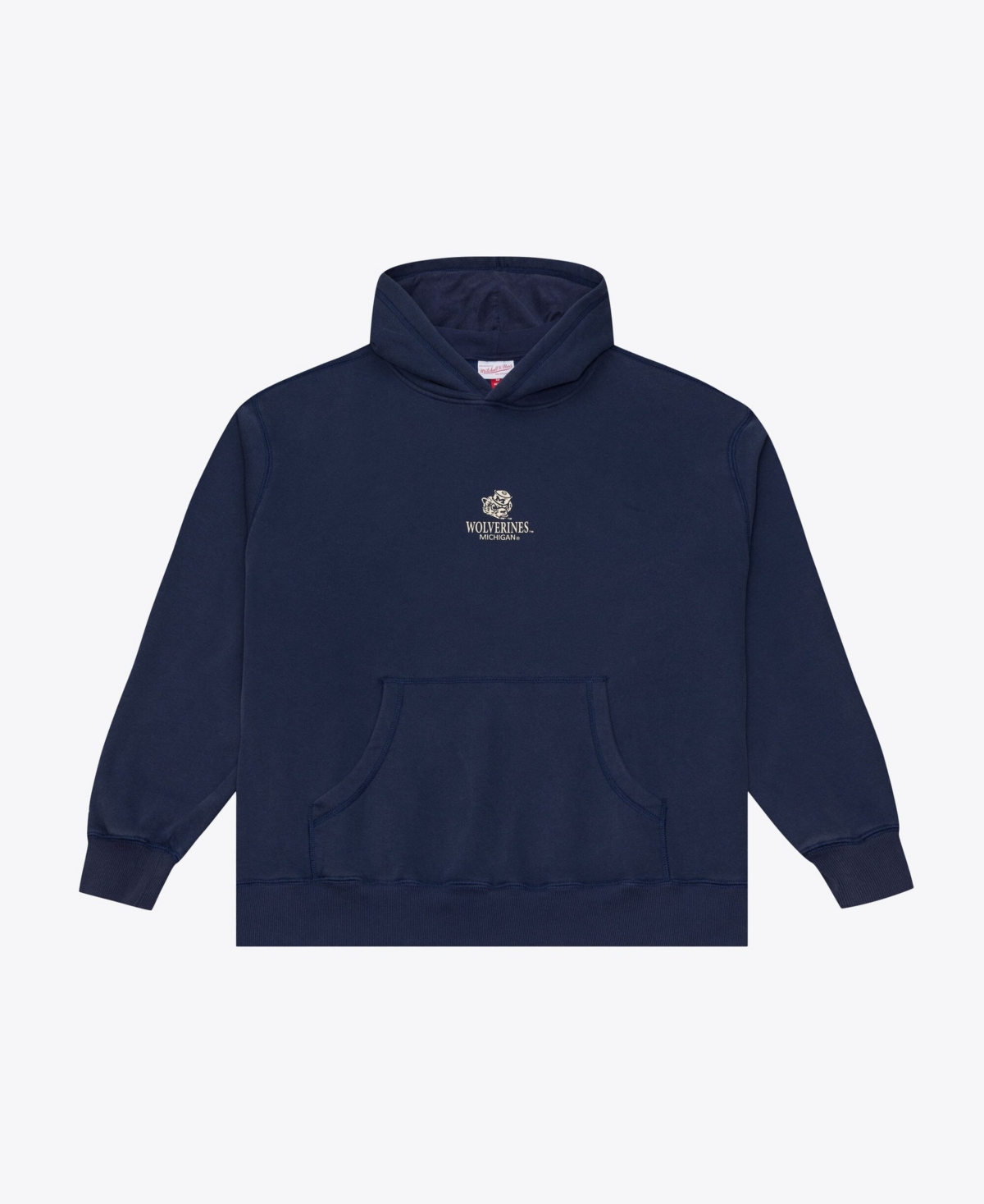 Mitchell & Ness Men's Navy Michigan Wolverines Core Icon Fleece Hoodie