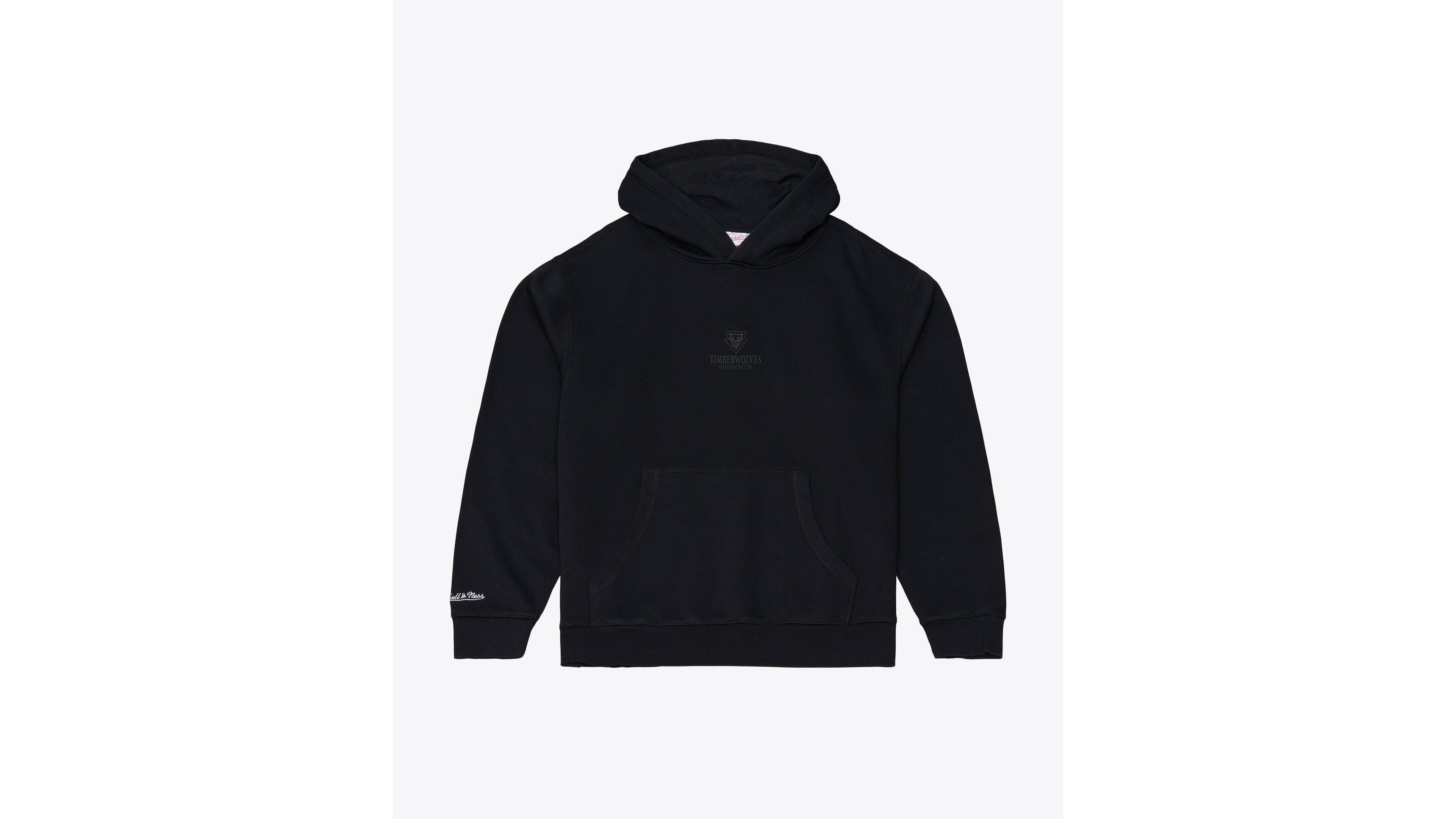 Mitchell & Ness Men's Black Minnesota Timberwolves Core Fleece Hoodie