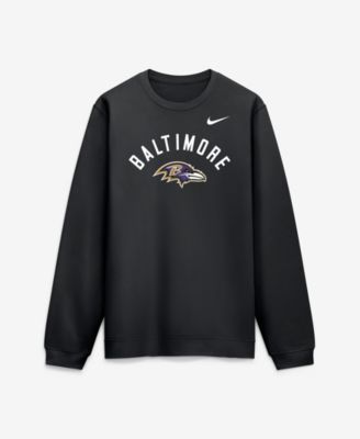 Nike - Men's Black Baltimore Ravens Primetime Club Sweatshirt Black