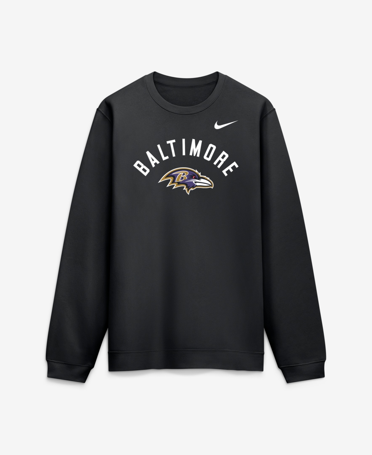 Nike Men's Black Baltimore Ravens Primetime Club Sweatshirt