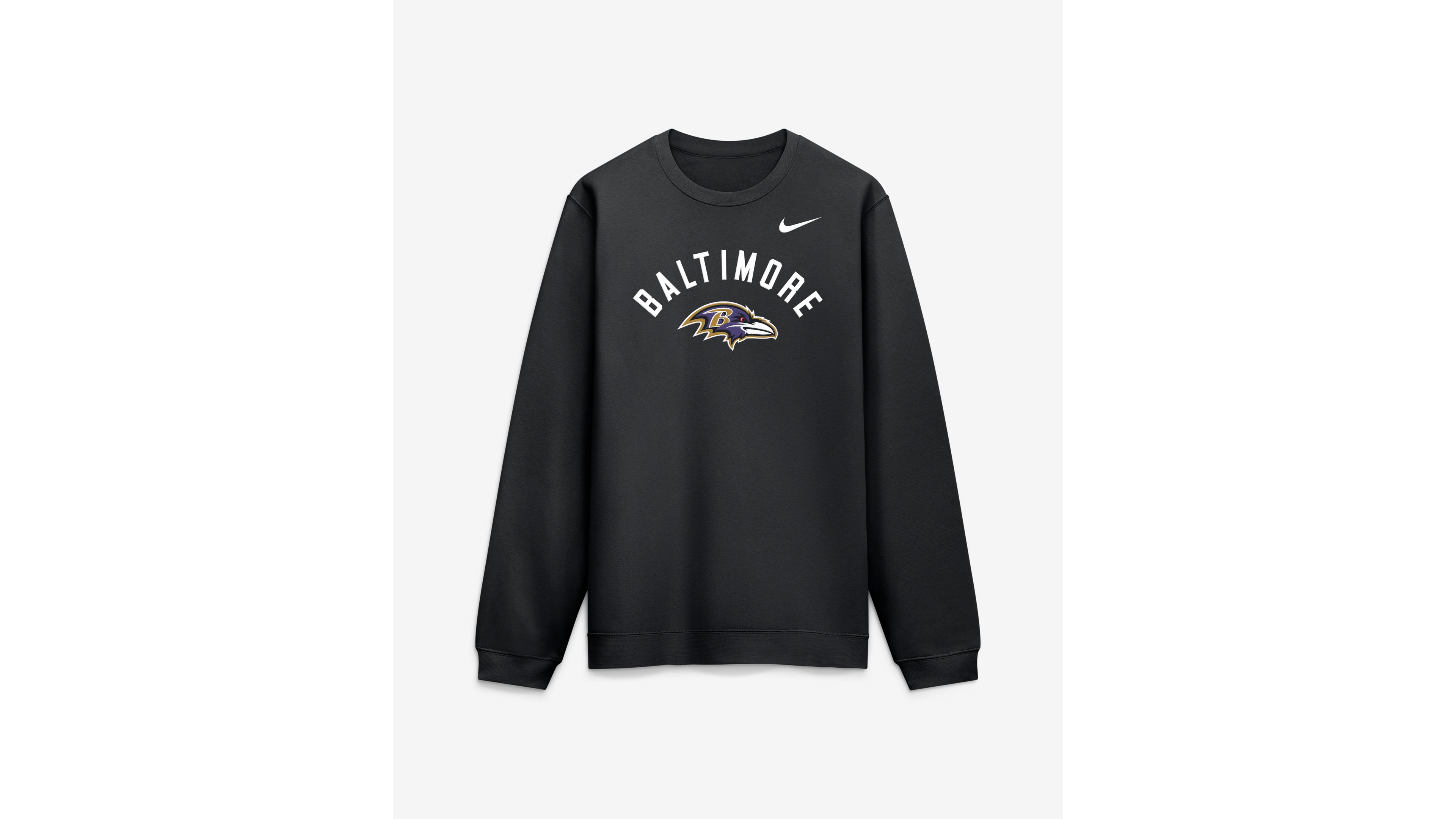 Nike Men's Black Baltimore Ravens Primetime Club Sweatshirt